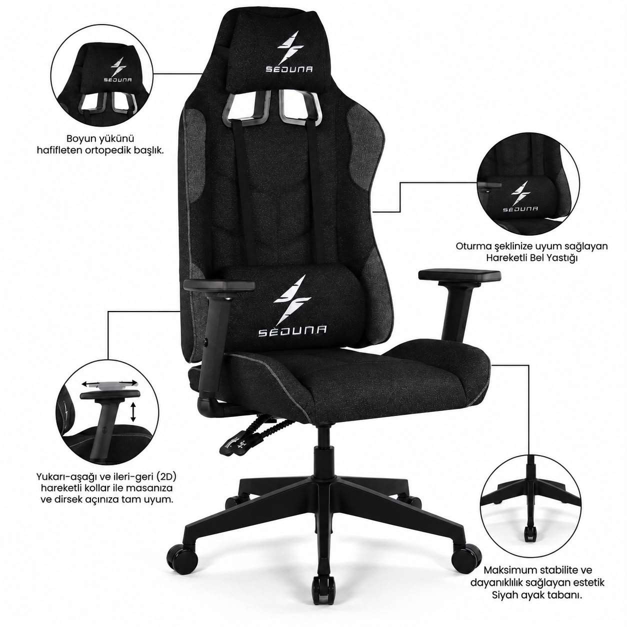 Seduna Zenith Oyuncu Koltuğu | Gaming ChairSeduna Zenith Oyuncu Koltuğu | Gaming Chair
