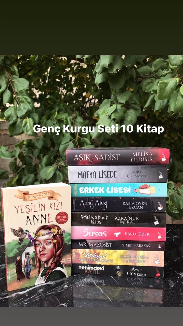 ErasmusGenç kurgu kitapları 10 kitap  