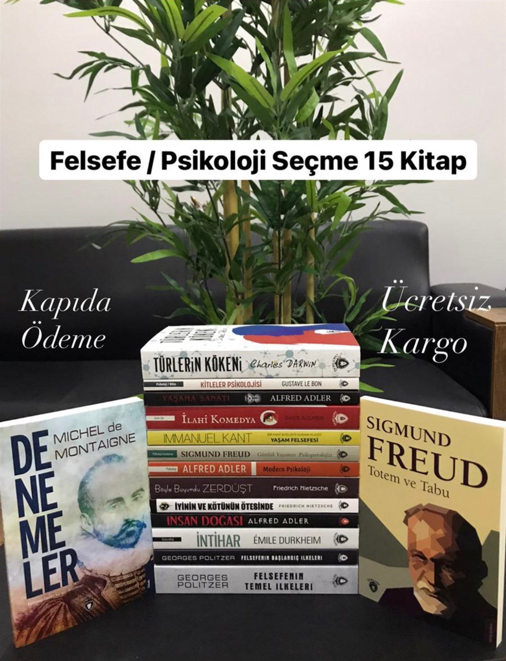 Mahzen YayınlarıFelsefe Psikoloji Seçme Seti 15 Kitap