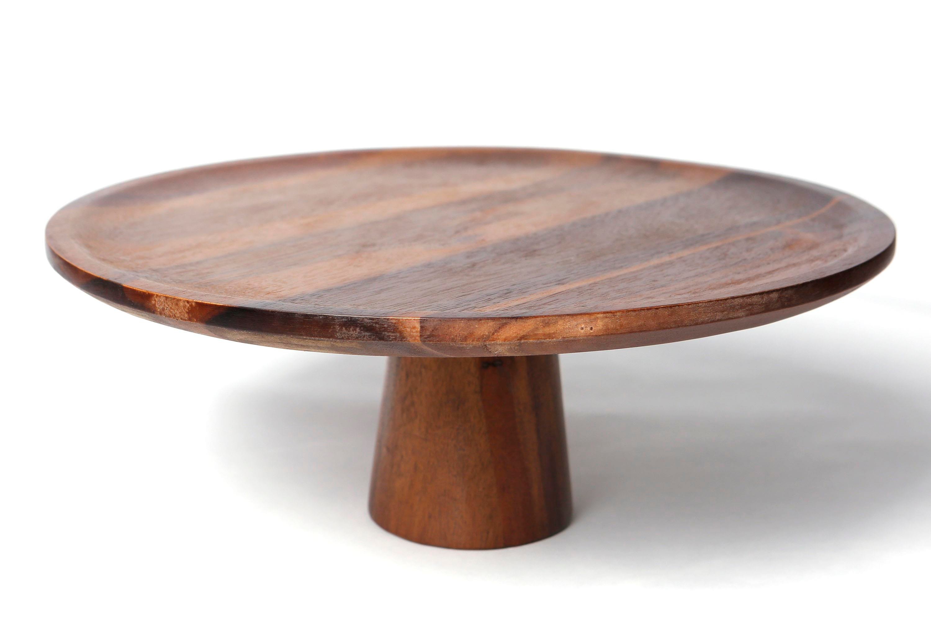 Metpoint Natura Akasya Ayaklı Sunum Tabağı 36x13,5 cm