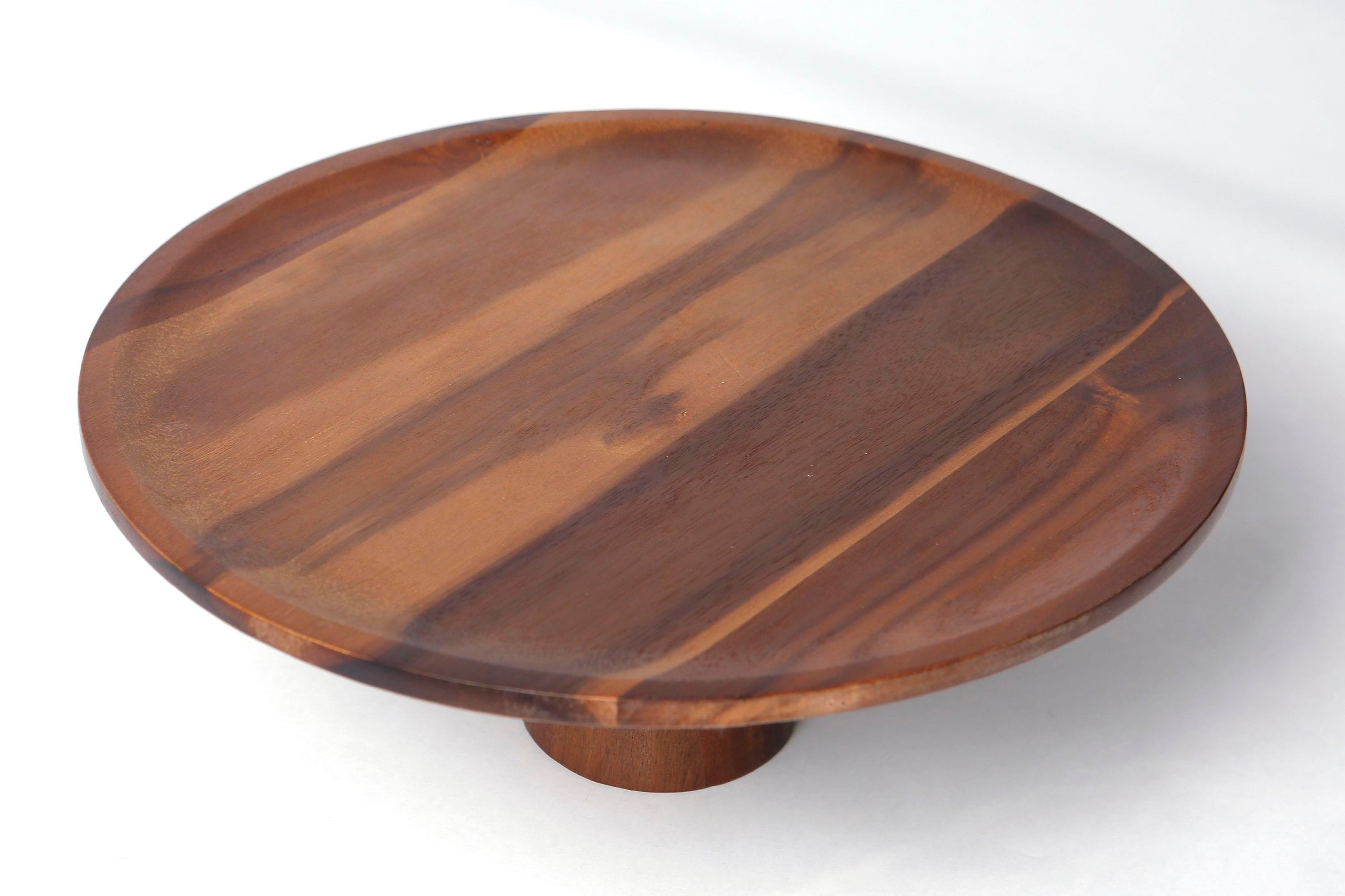 Metpoint Natura Akasya Ayaklı Sunum Tabağı 36x13,5 cm