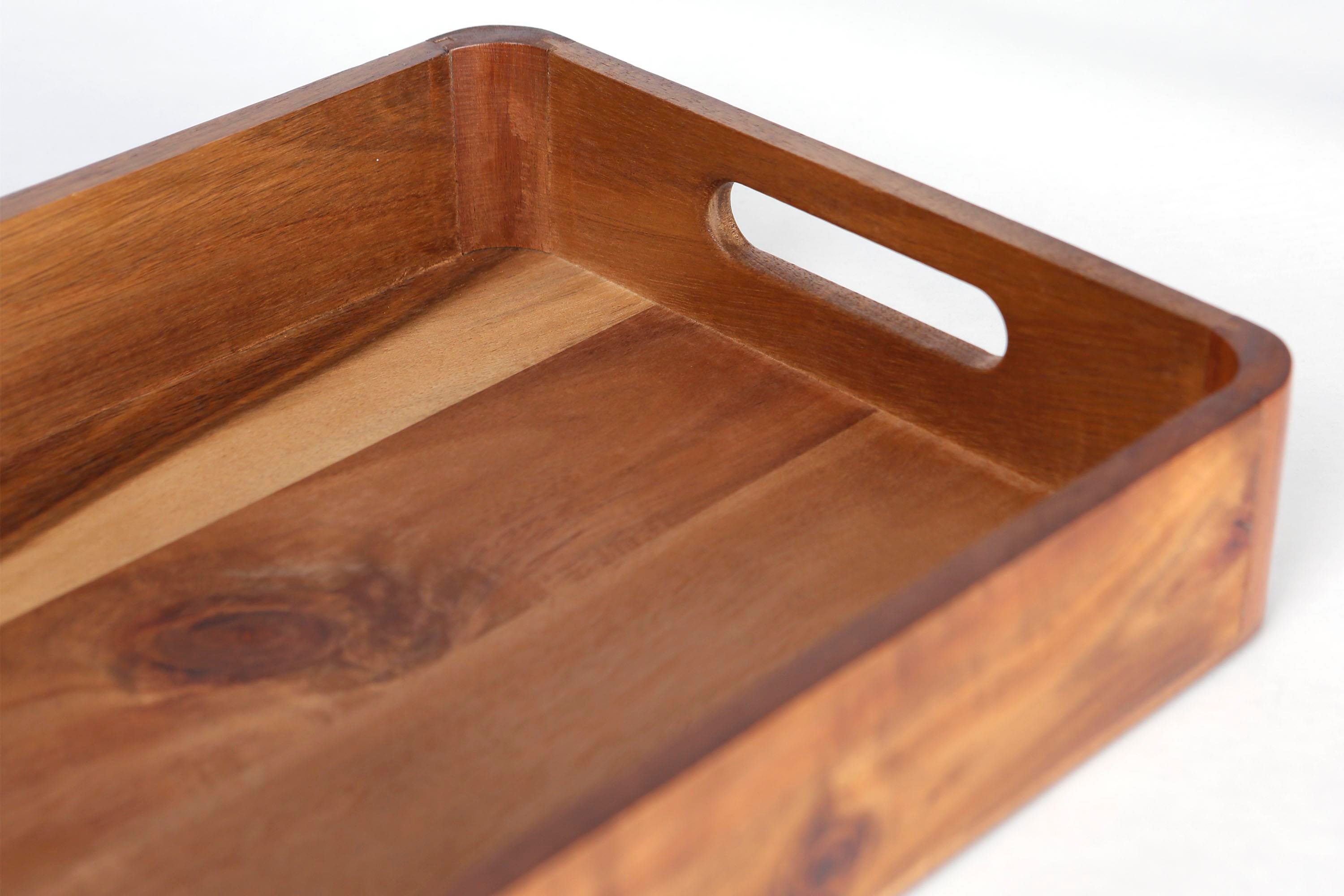 Metpoint Natura  Akasya Dikdörtgen Tepsi Küçük Boy