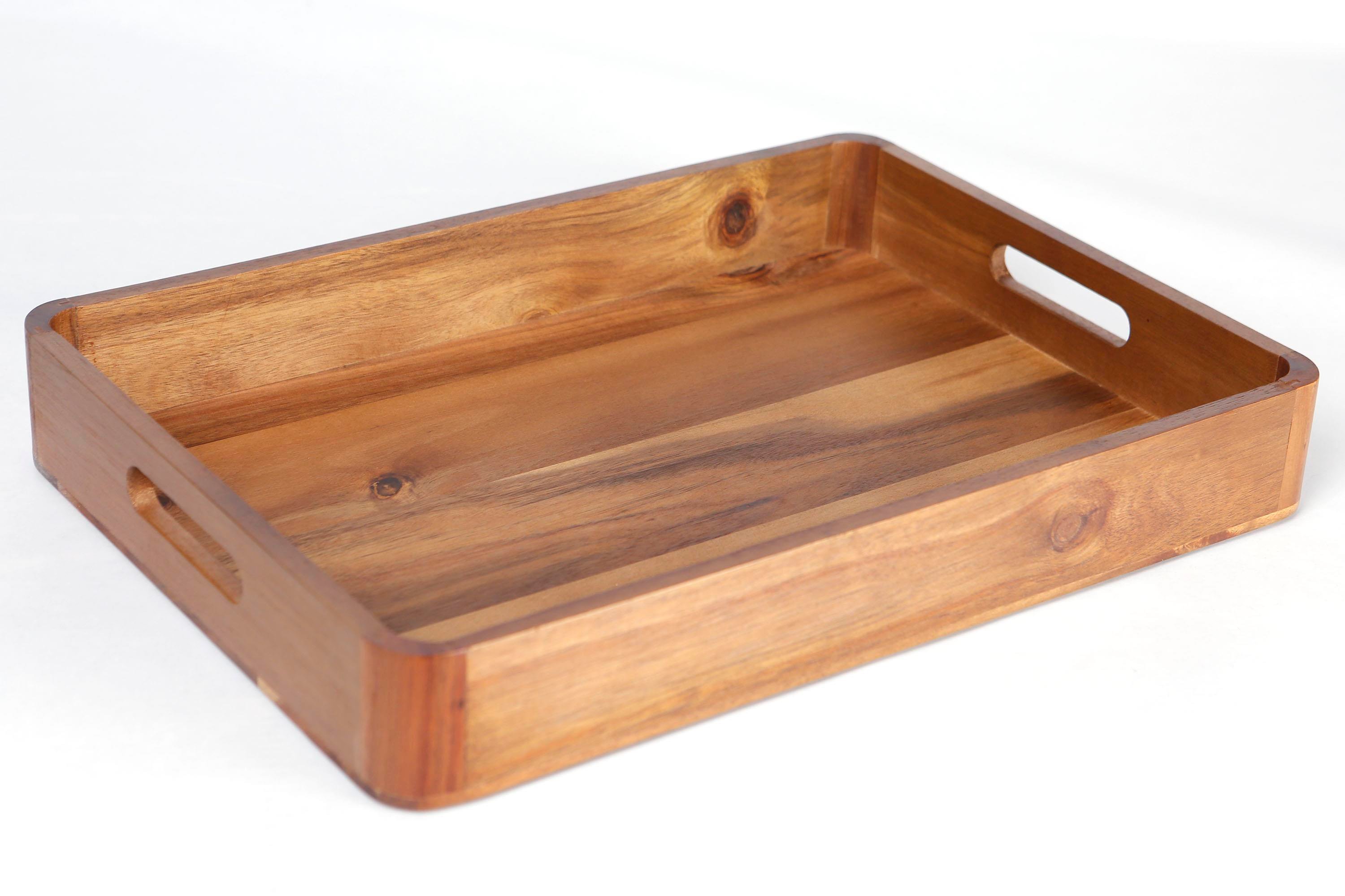 Metpoint Natura  Akasya Dikdörtgen Tepsi Büyük Boy