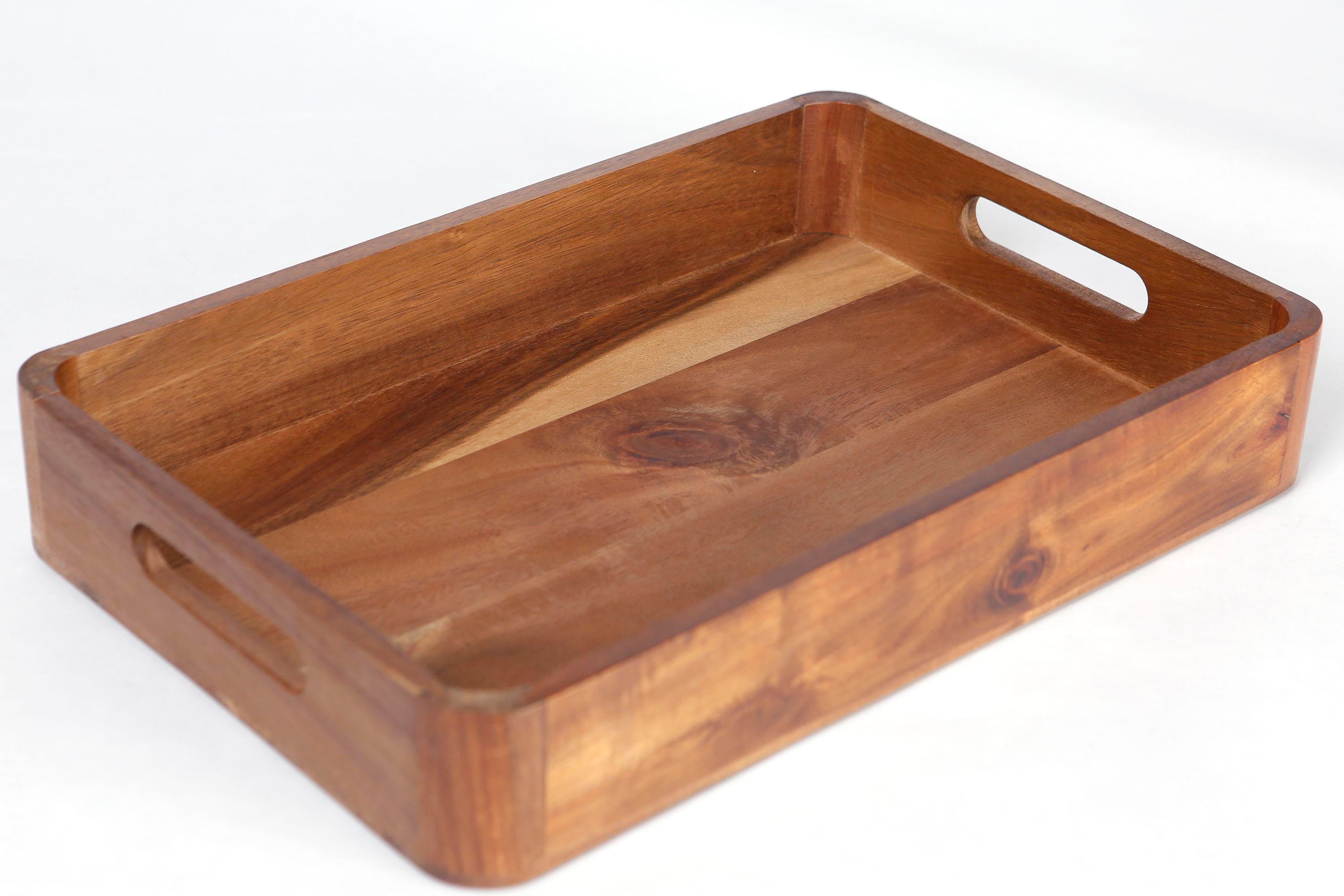 Metpoint Natura  Akasya Dikdörtgen Tepsi Küçük Boy