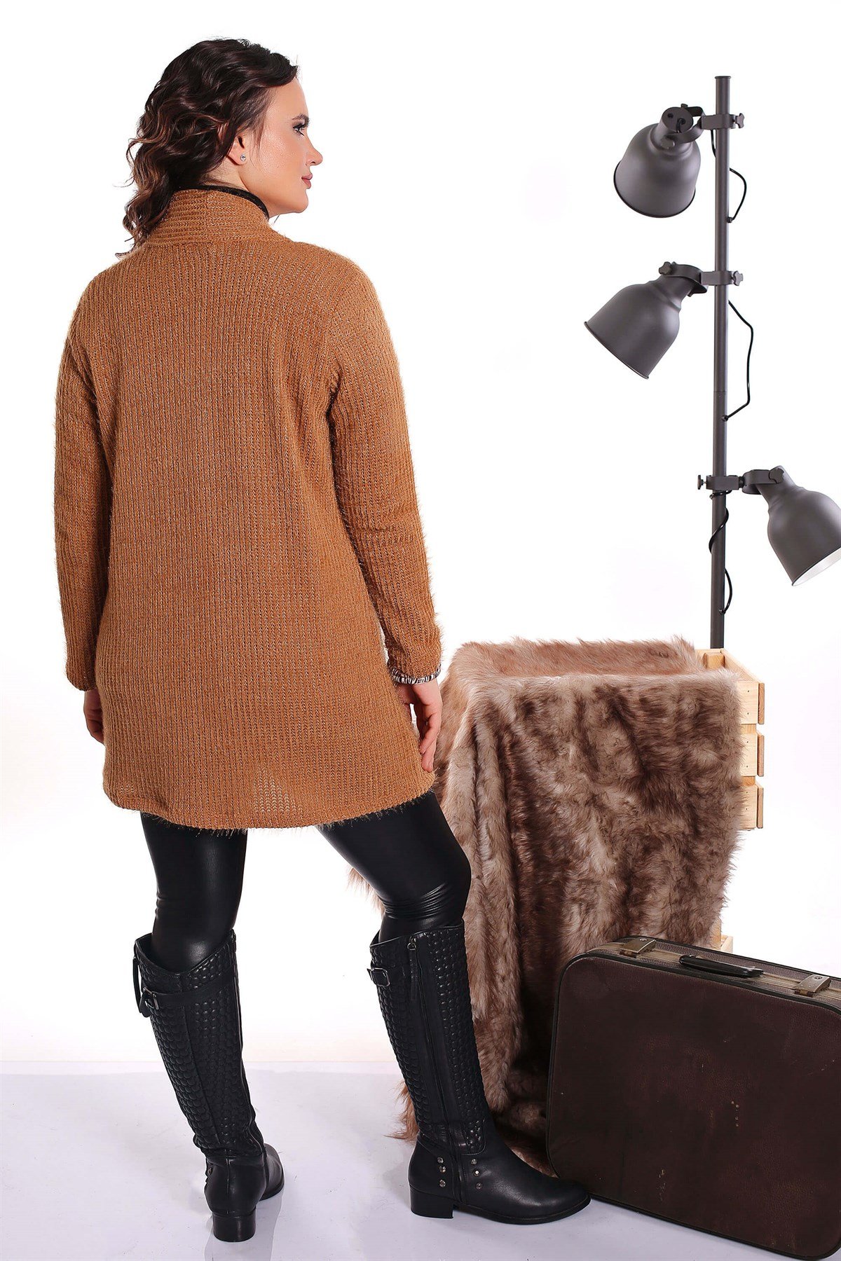 Peluş Vizon Hırka