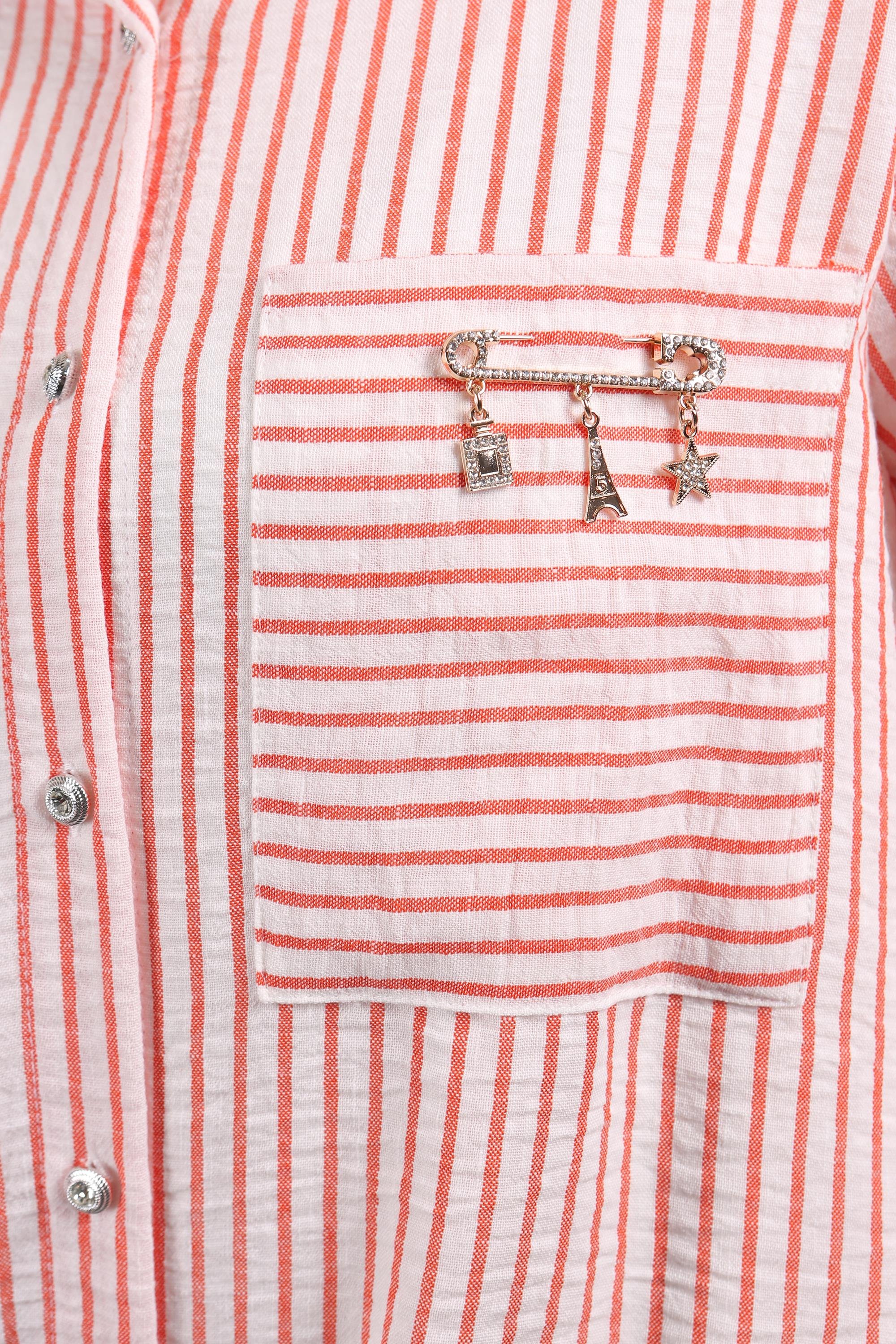 Trend42plus İskoç İğne Kristal Taşlı Detaylı Broş