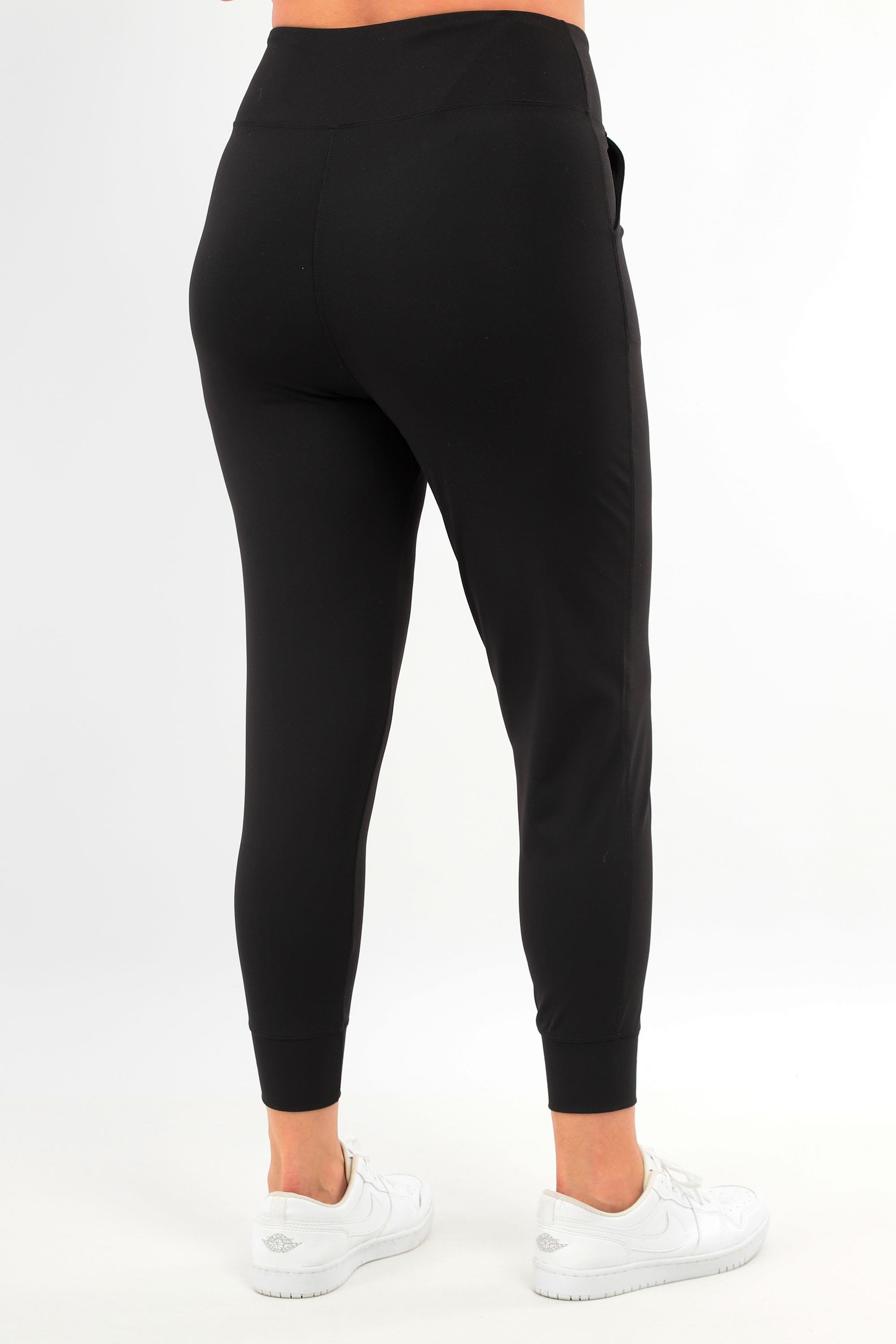 Trend42plus Kadın Yüksek Bel Jogger Eşofman Altı Siyah Joggers