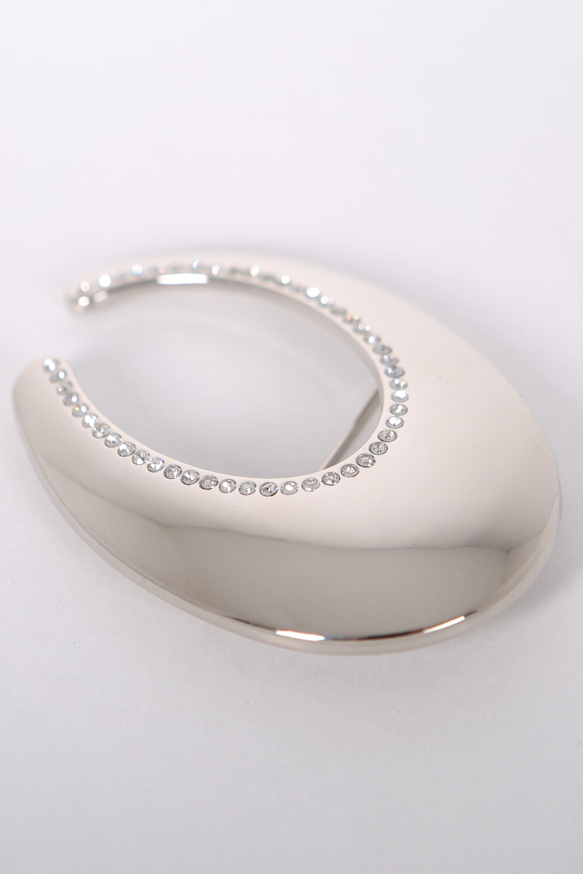 Trend42plus Tasarım C Taşlı Gümüş Broş