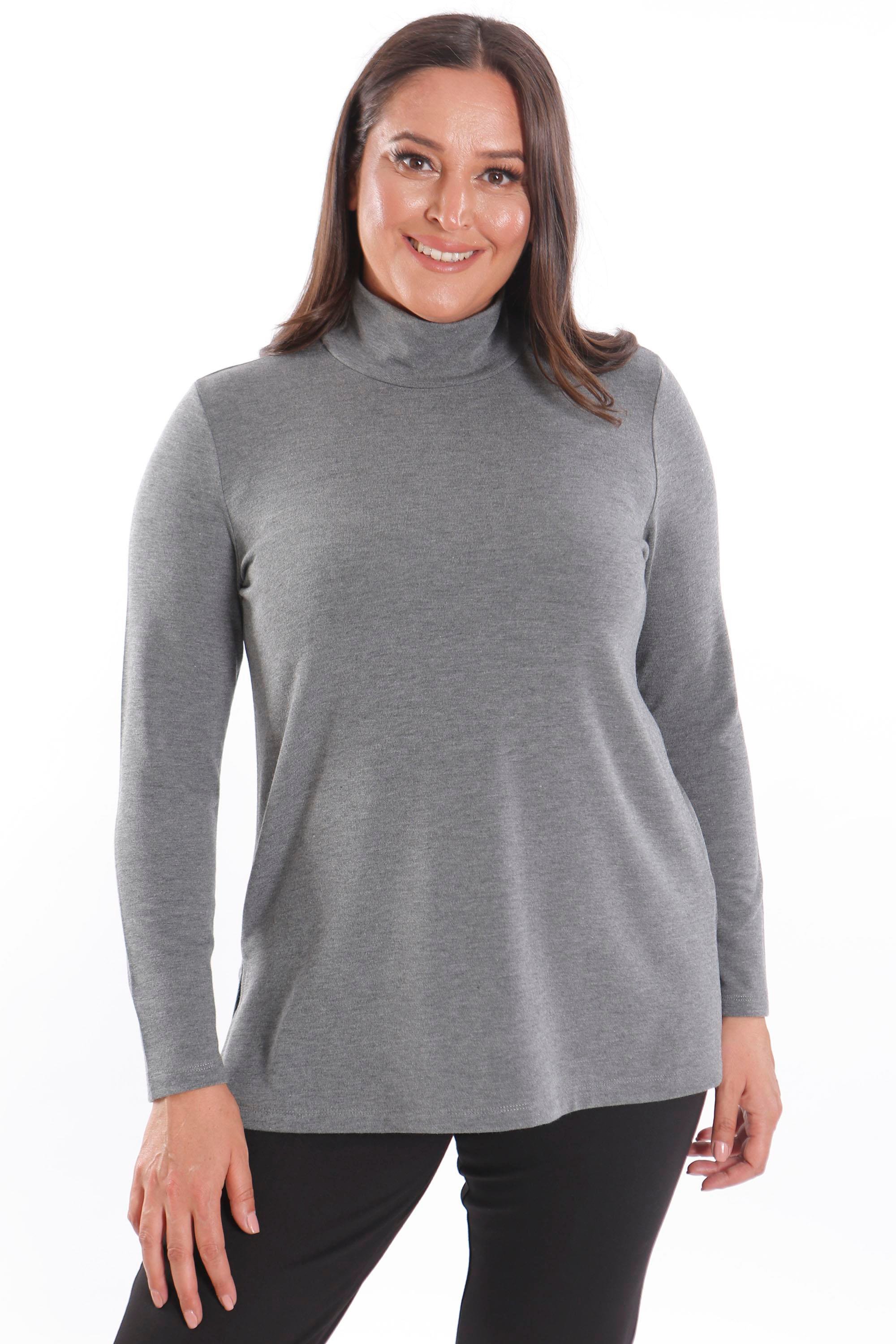 Yarım Balıkçı Antrasit Triko