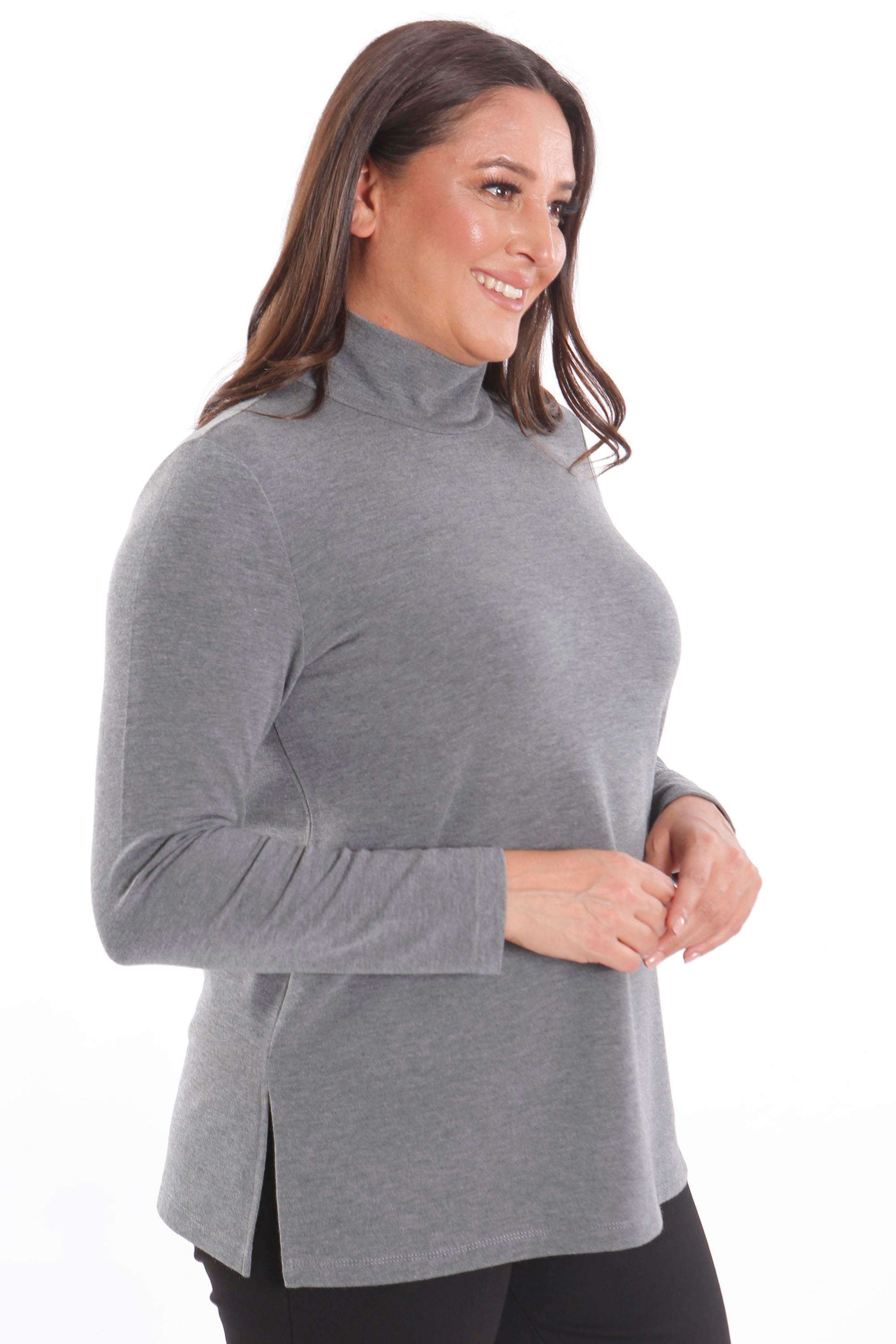 Yarım Balıkçı Antrasit Triko