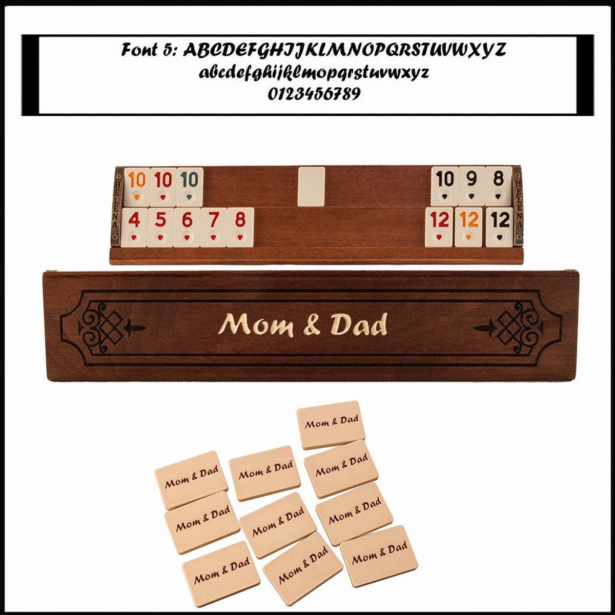 Ahşap VIP  Düz Okey ÇRÇVHelena Wood Art2642.60