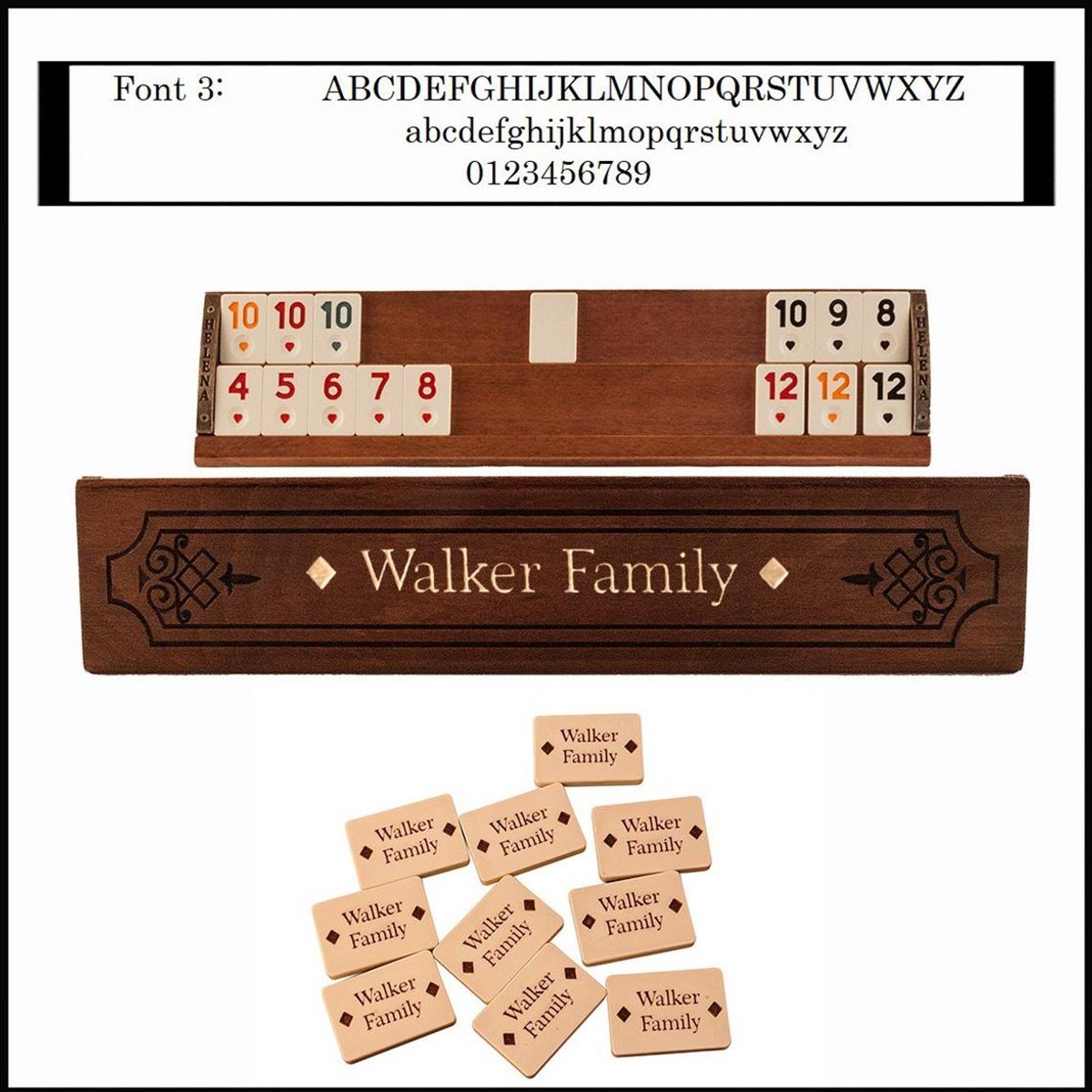 Ahşap VIP  Düz Okey ÇRÇVHelena Wood Art2642.60