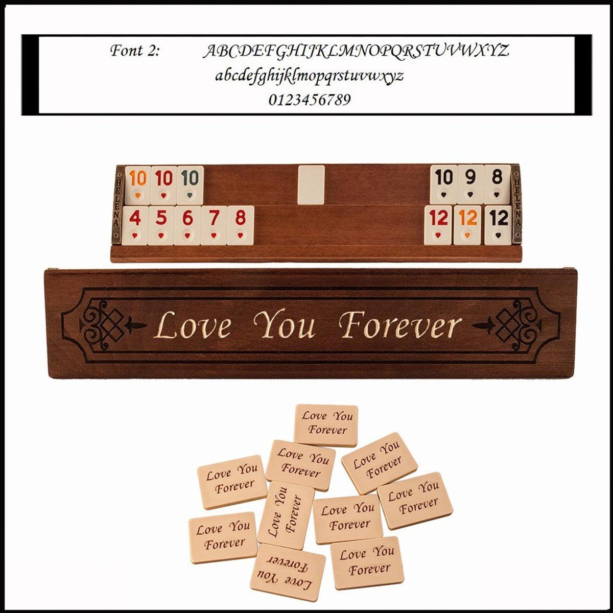 Ahşap VIP  Düz Okey ÇRÇVHelena Wood Art2642.60