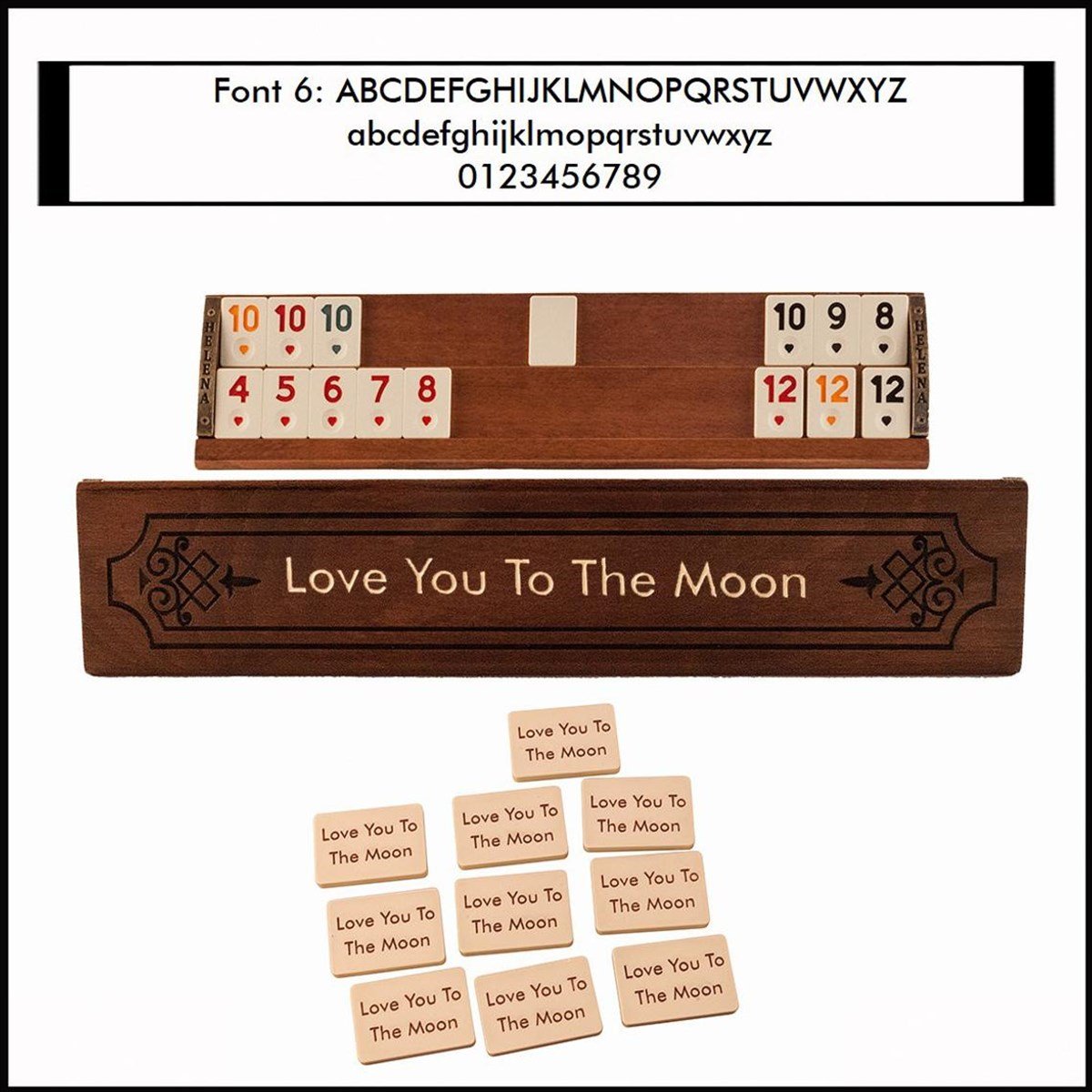 Ahşap VIP  Düz Okey ÇRÇVHelena Wood Art2642.60