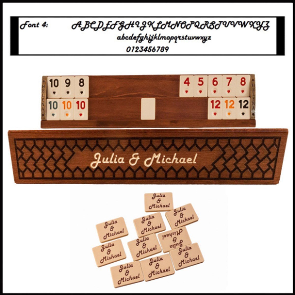 Ahşap VIP  Düz Okey Offroad 2Helena Wood Art2642.40