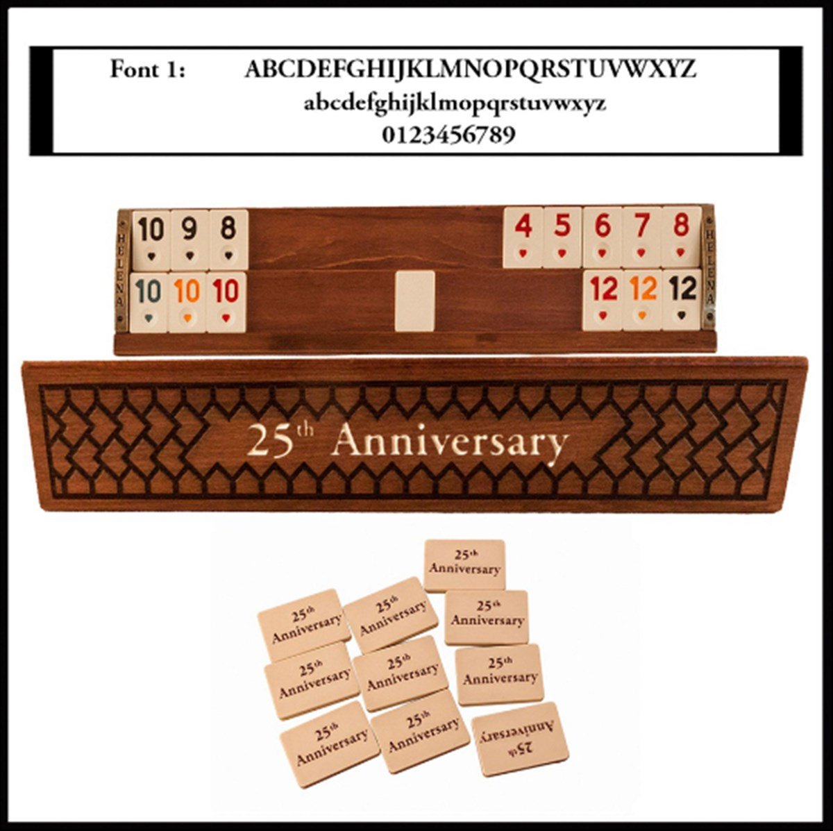 Ahşap VIP  Düz Okey Offroad 2Helena Wood Art2642.40