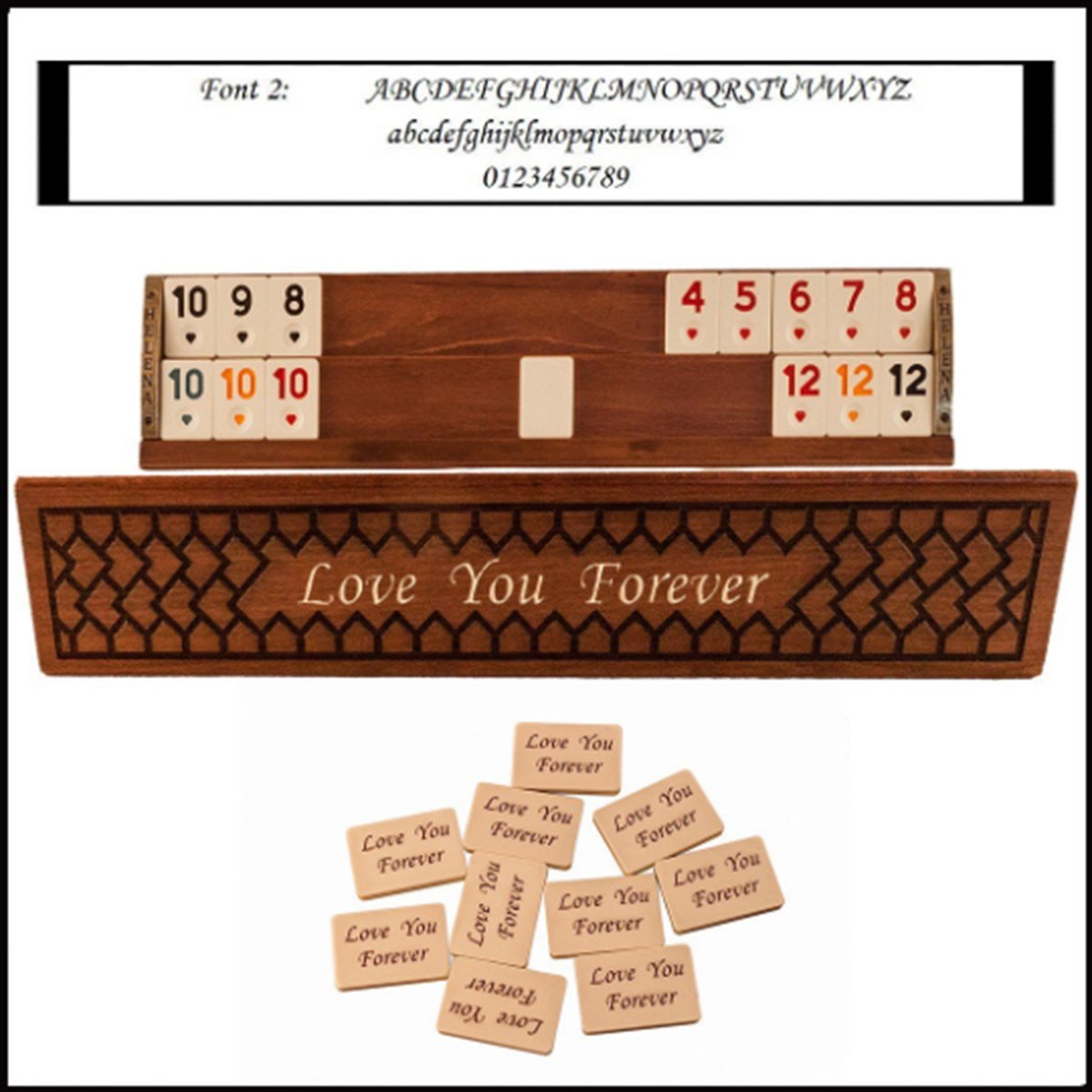 Ahşap VIP  Düz Okey Offroad 2Helena Wood Art2642.40