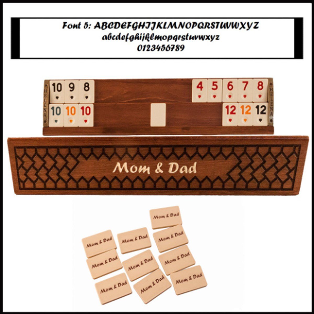 Ahşap VIP  Düz Okey Offroad 2Helena Wood Art2642.40