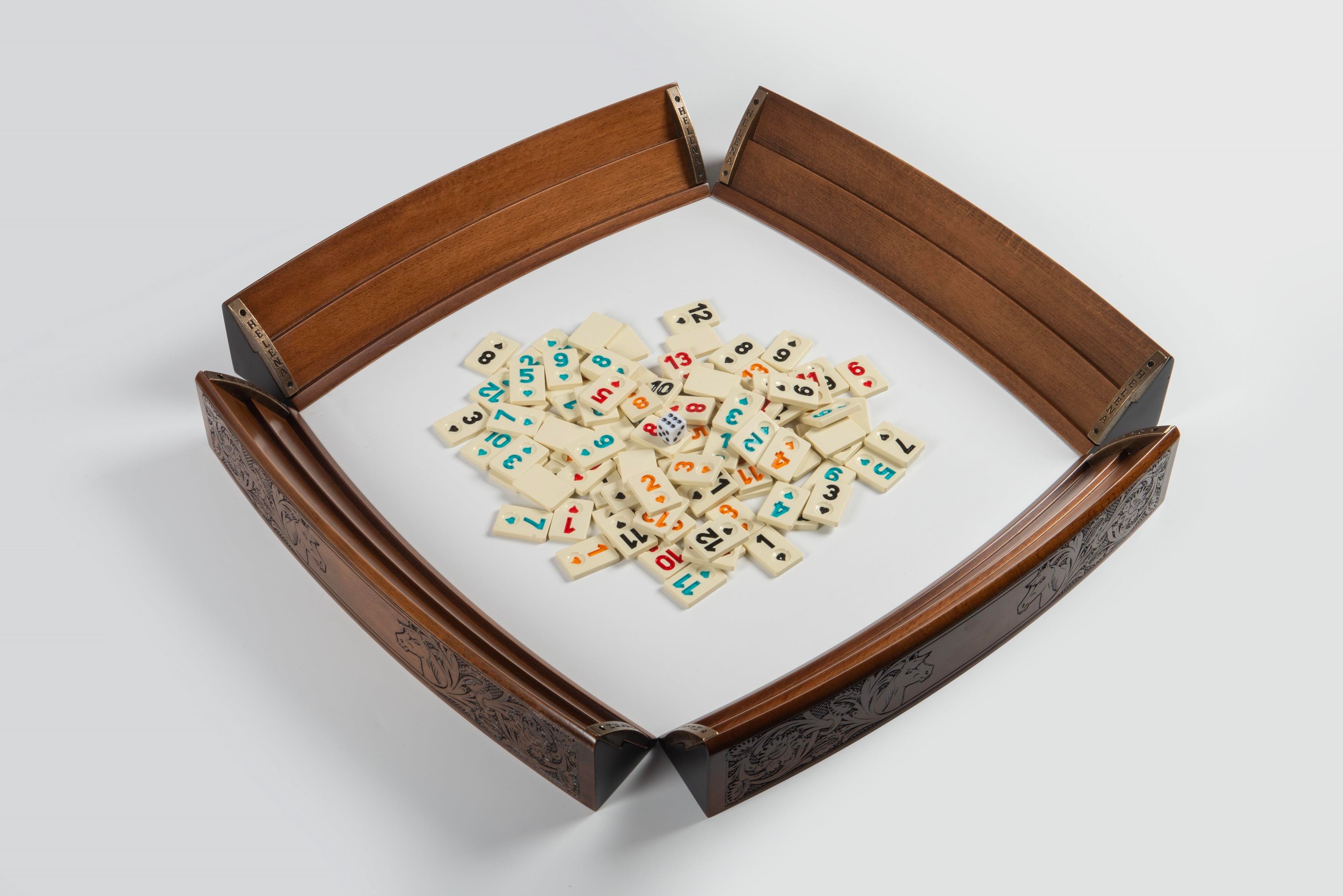 At Motifli Ahşap Oval Okey Takımıdiğer2638.70