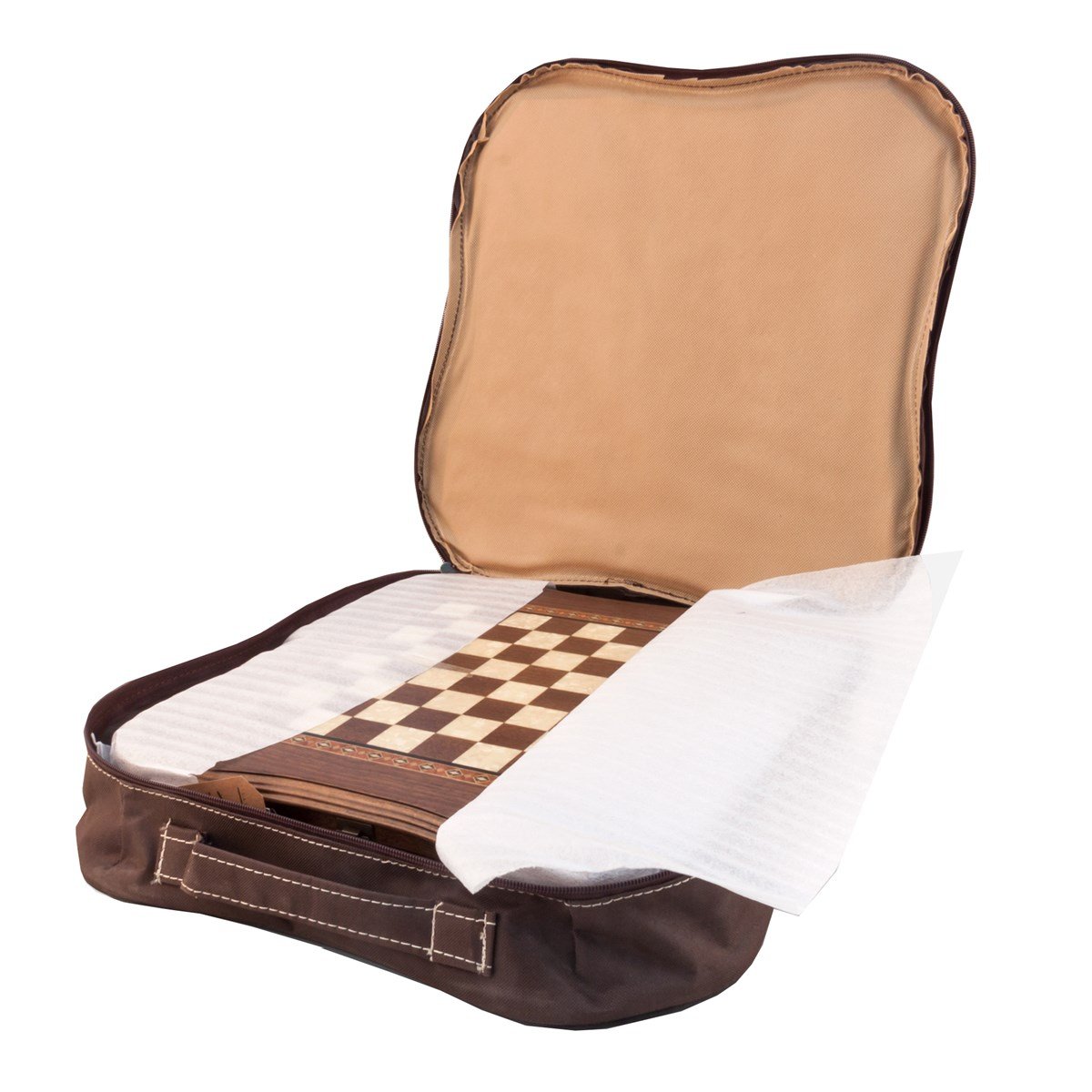 BUTTERFLY  SATRANÇ TABLASI  (39x39x8 cm)Helena Wood Art2630.WAL.5111.511