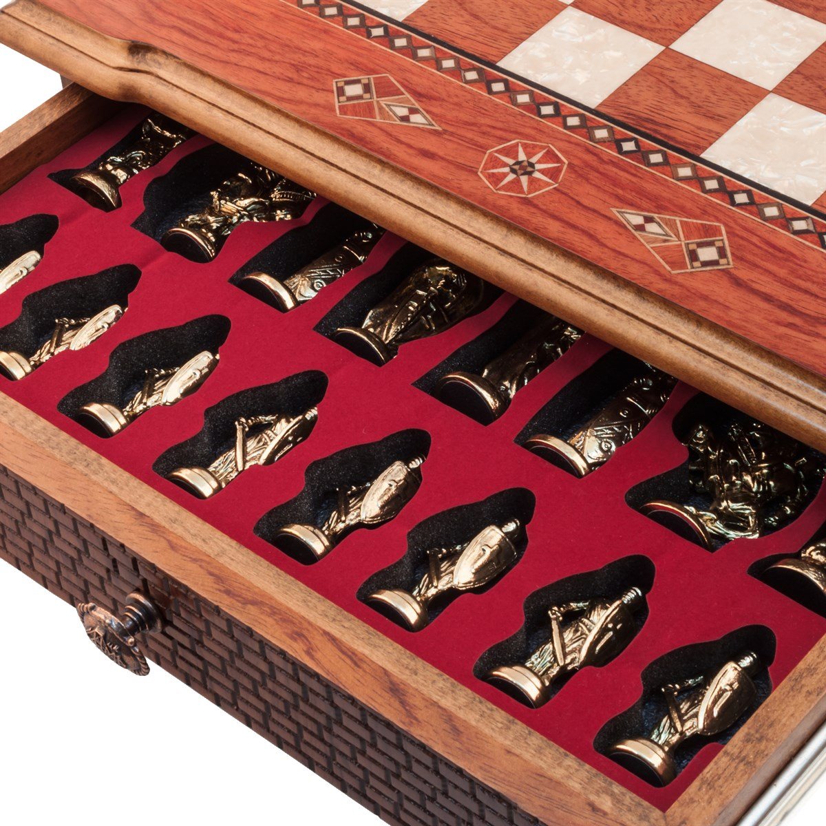 CASTLE SATRANÇ TABLASI (BÜYÜK)Helena Wood Art2621.ROS.5031.504