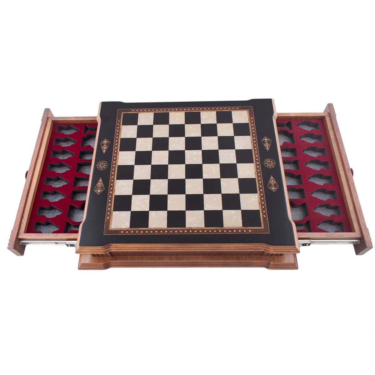 CASTLE SATRANÇ TABLASI  (BÜYÜK)Helena Wood Art2621.BLK.5031.504