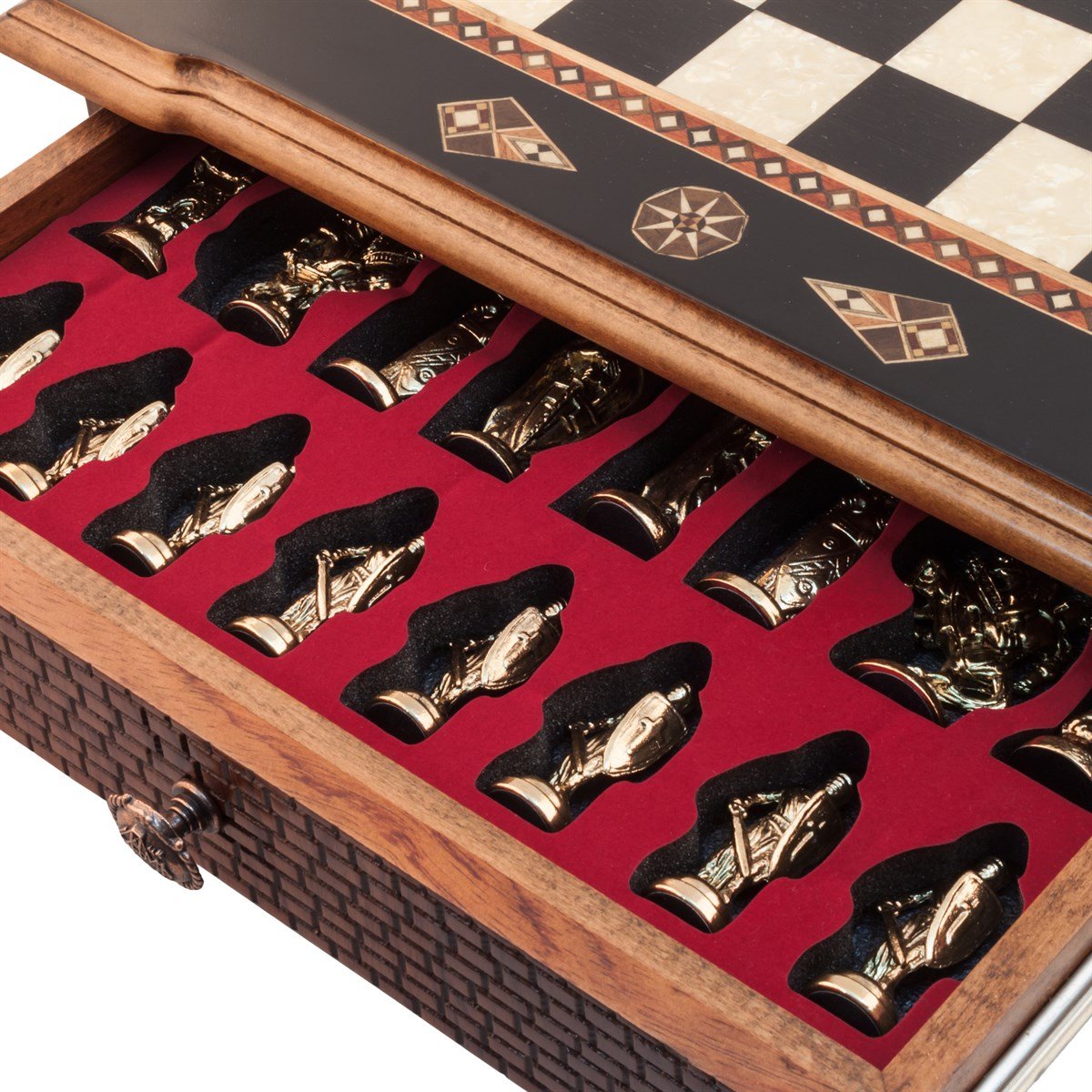 CASTLE SATRANÇ TABLASI  (BÜYÜK)Helena Wood Art2621.BLK.5031.504