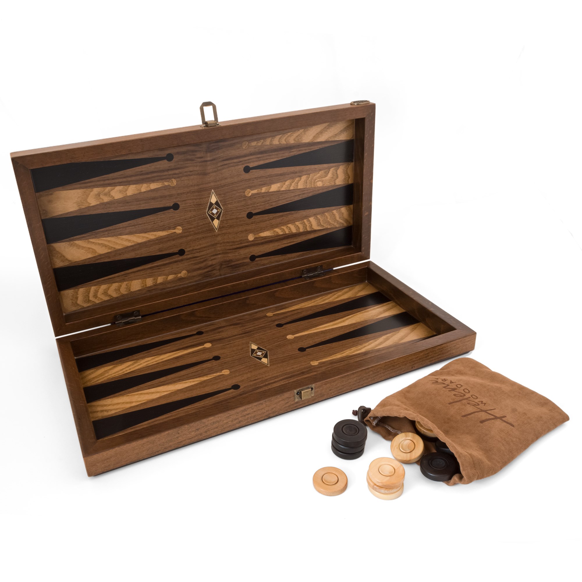 Eco Damasız Tavla / CevizHelena Wood Art2243.30