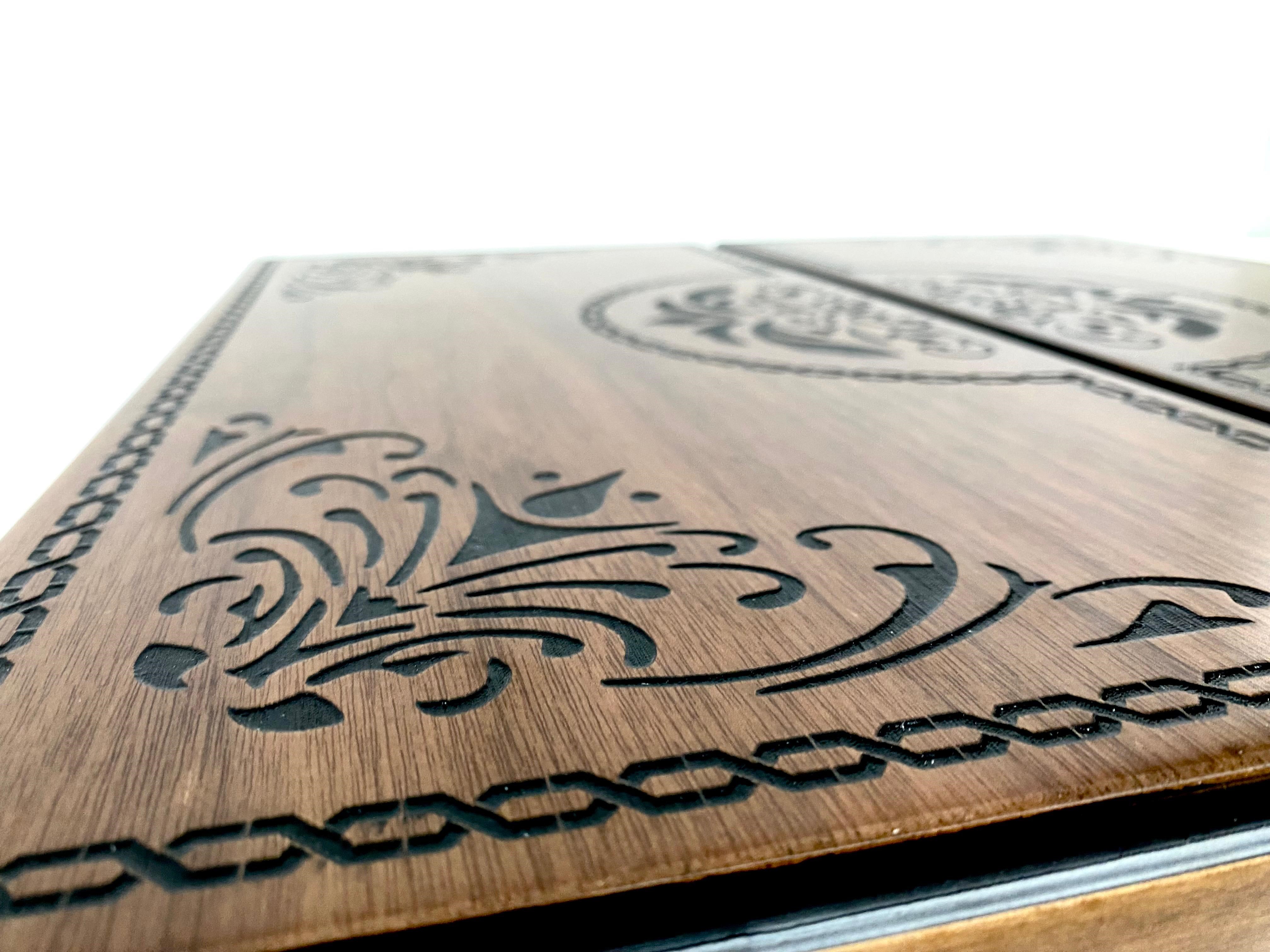Eco Damasız Tavla / CevizHelena Wood Art2243.30