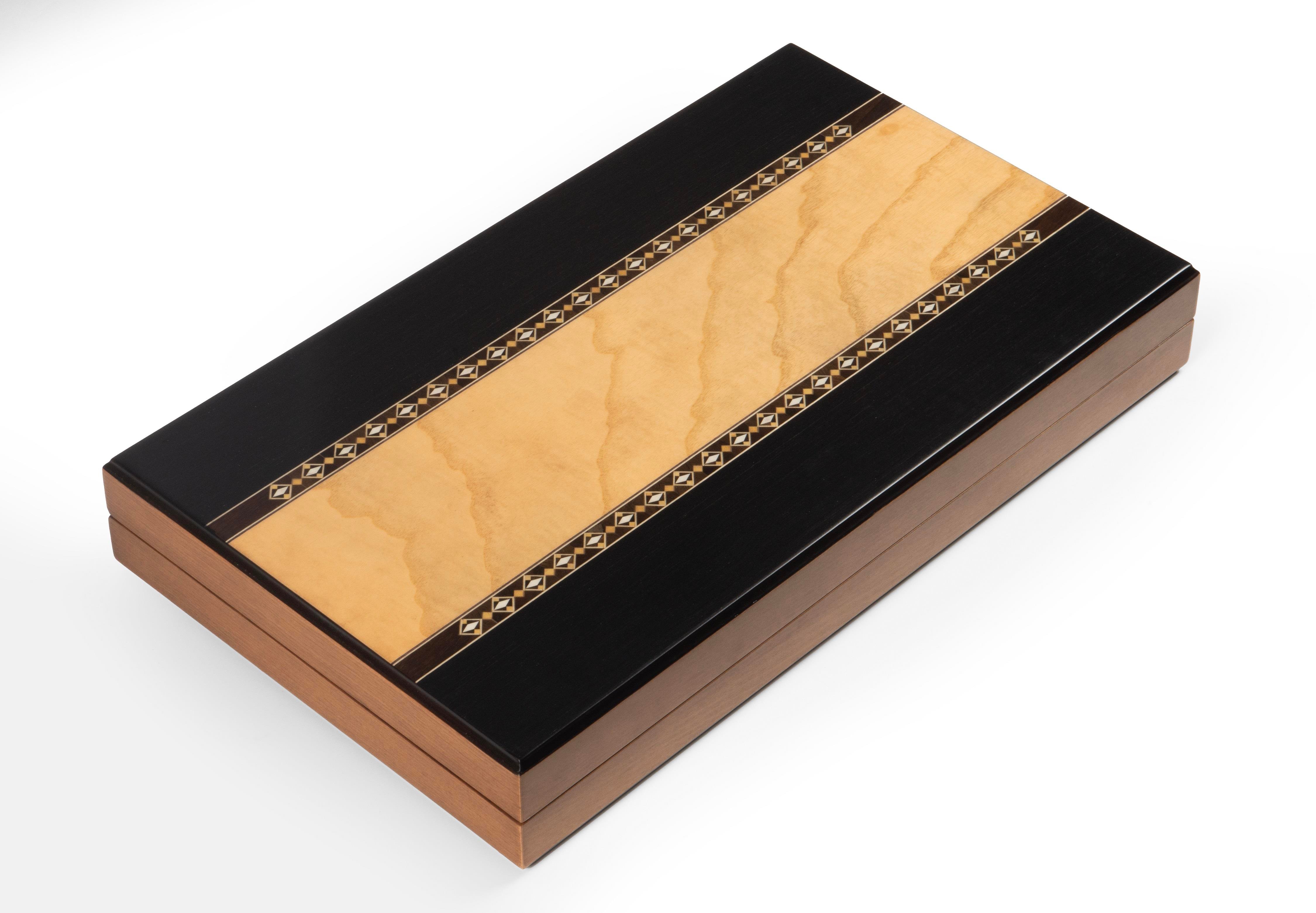 Eko Damasız Çizgili TavlaHelena Wood Art2245.BLK