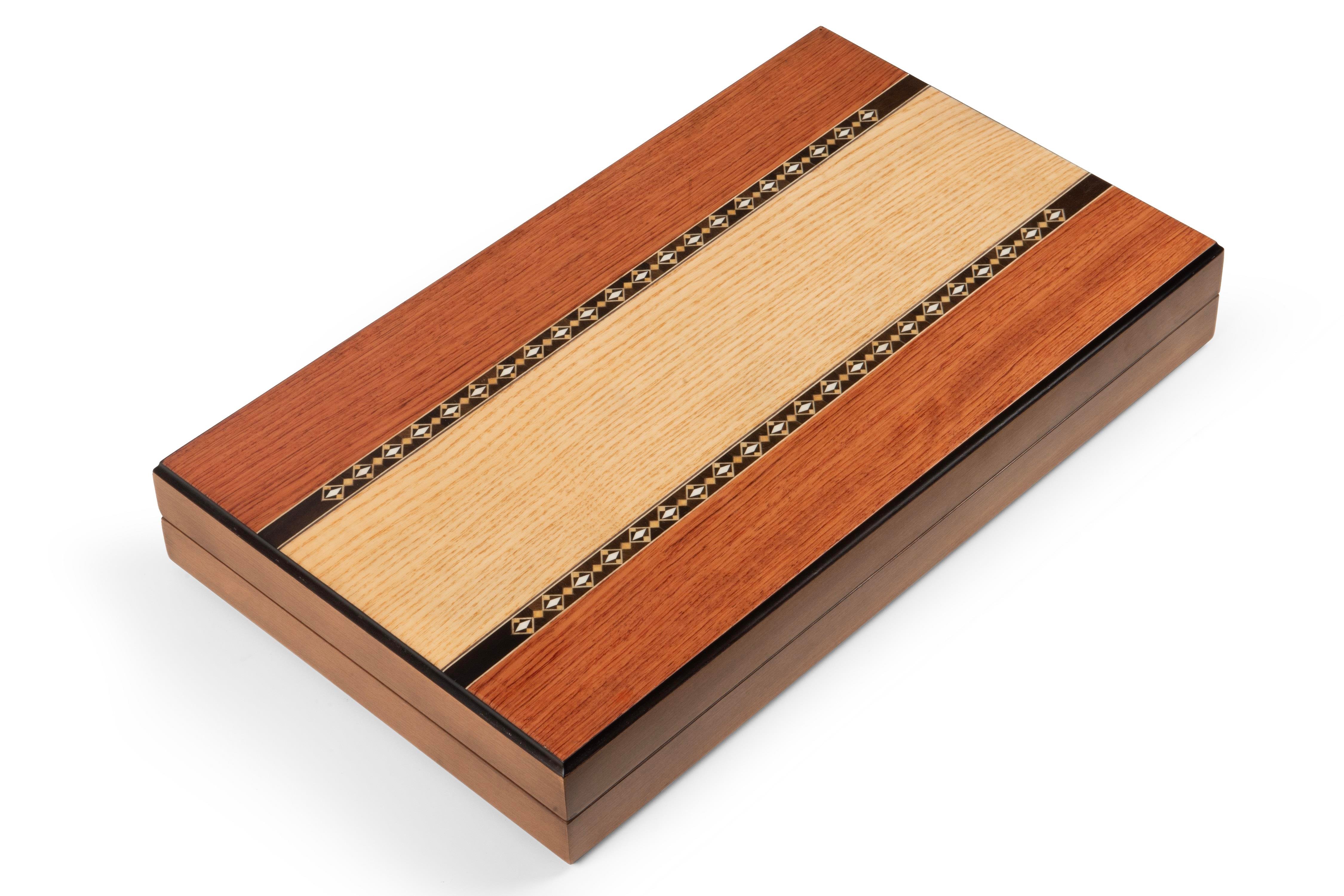 EKO GENİŞ TAVLA MOZAİK ROS  (50x30x7 cm)Helena Wood Art2248.ROS