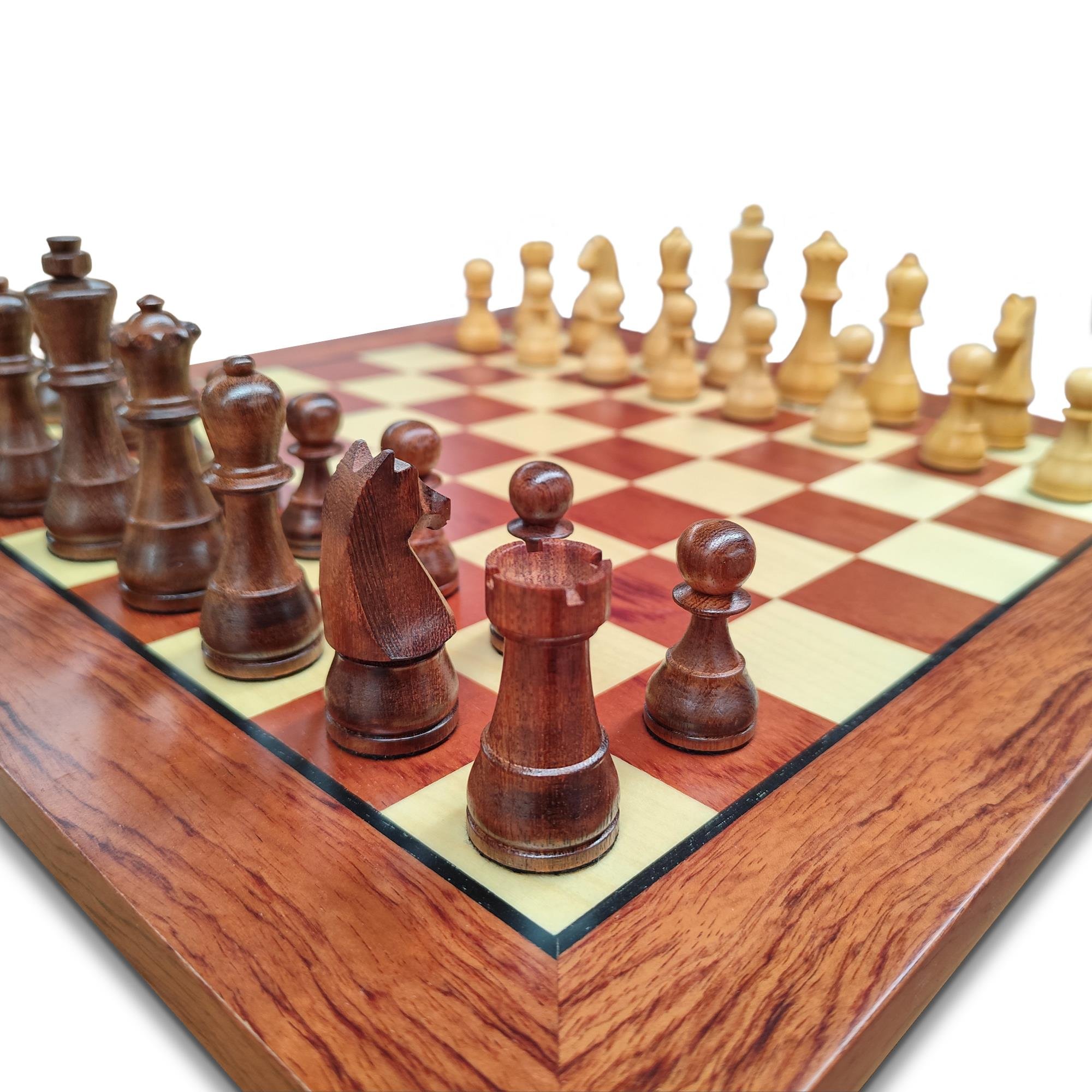 Flat Ahşap Satranç TakımıHelena Wood Art26782