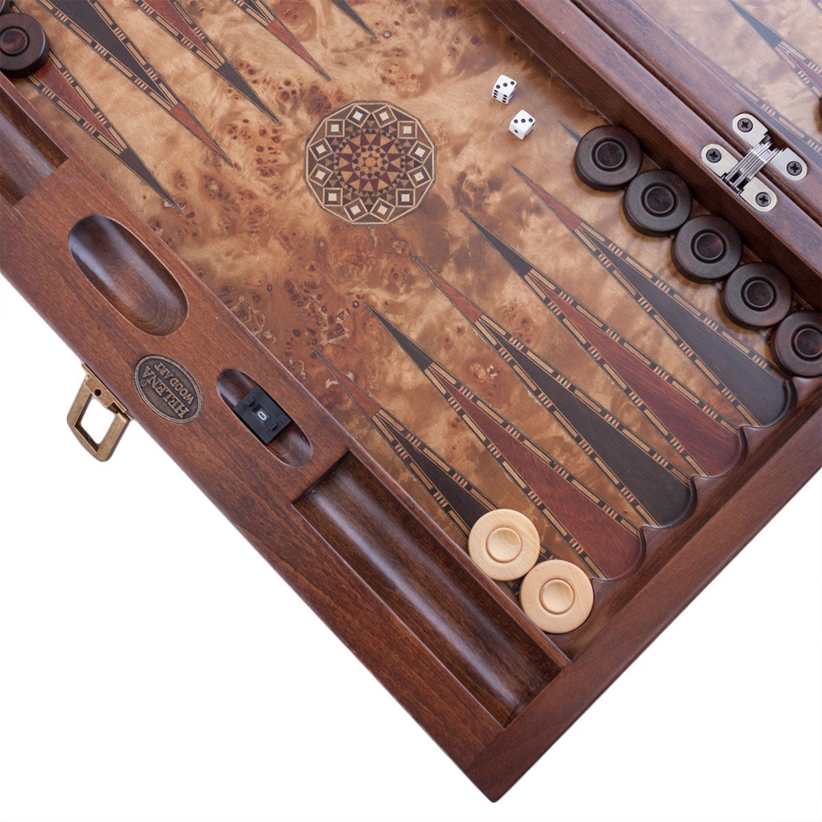 GENIUS OYMALI TAVLA BÜYÜK   ( 52*30*8,5 cm )Helena Wood Art2171.MAZ