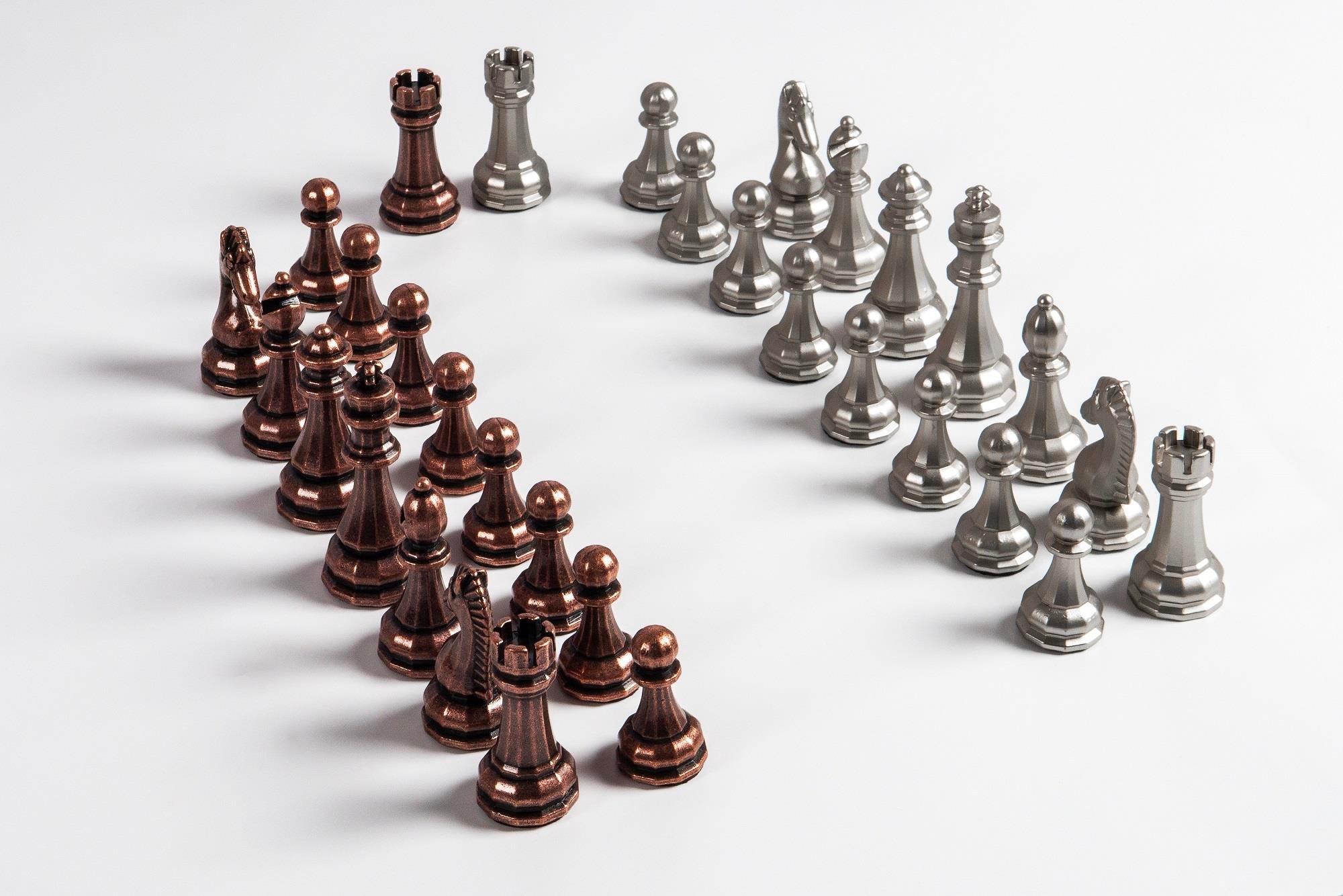 HLN KLASİK METAL SATRANÇ BÜYÜK BRNKHelena Wood Art5015.BR