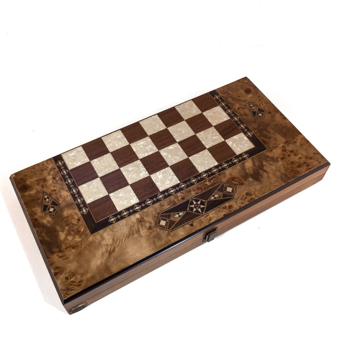 KLASİK  TAVLA İŞLEMELİ  BÜYÜK BOY 50X50 cmHelena Wood Art2236.MAZ