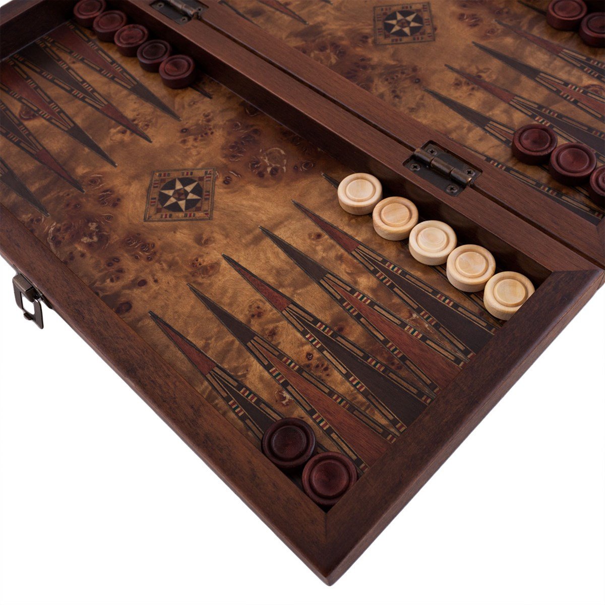 KLASİK TAVLA KÜÇÜK BOY YUVASIZ  (35,5x15,5x5)Helena Wood Art2217.MAZ