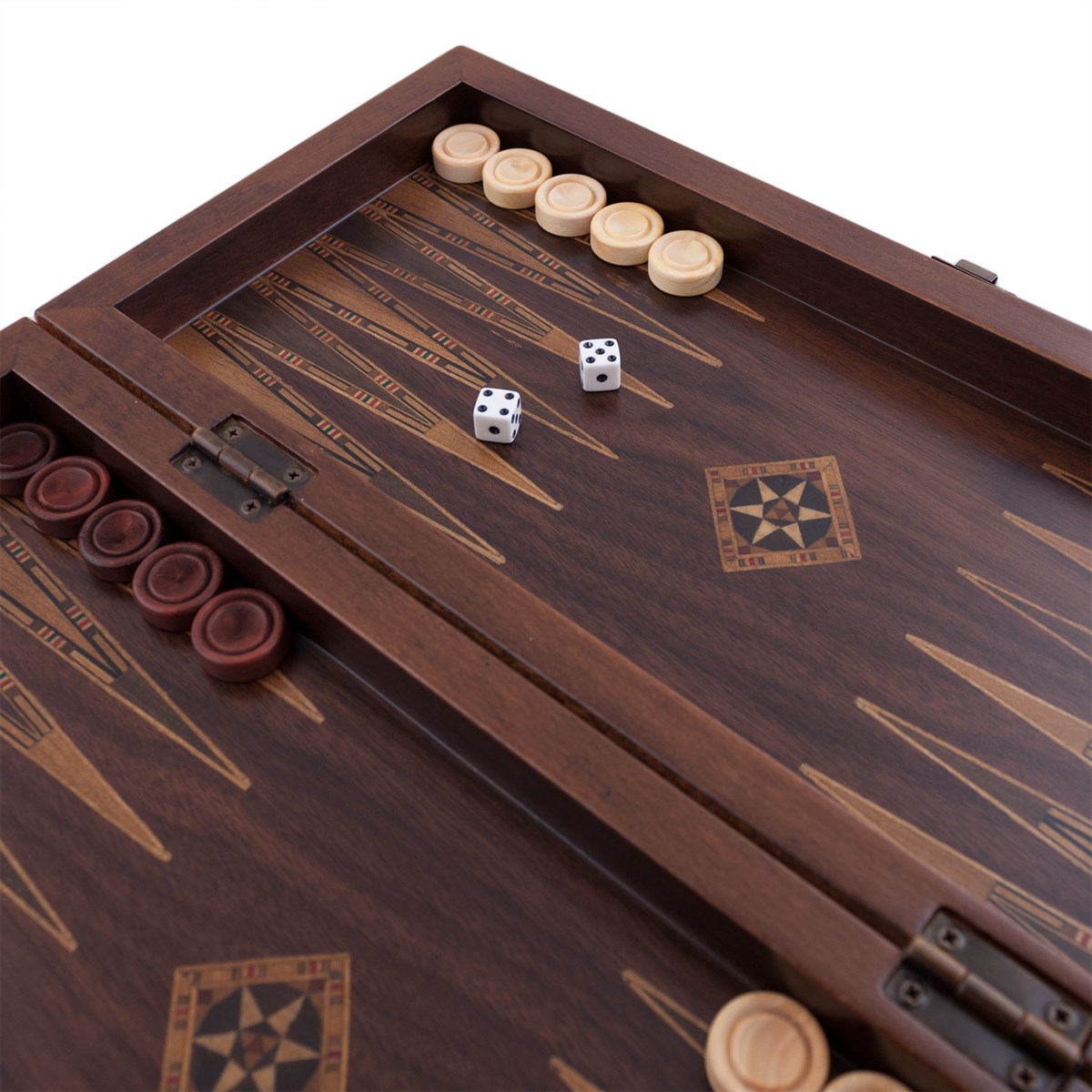 KLASİK TAVLA KÜÇÜK BOY YUVASIZ  (35,5x15,5x5)Helena Wood Art2217.WAL