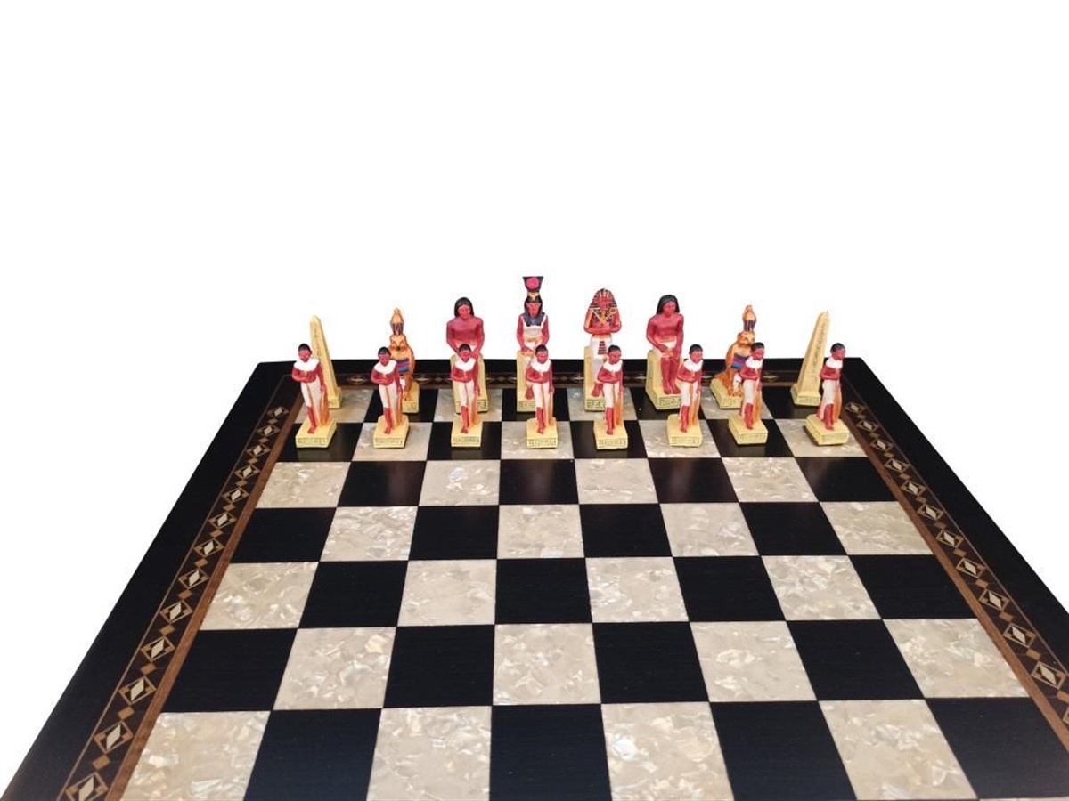 MISIR  BOYAMA KÜÇÜK SATRANÇ FİGÜRÜHelena Wood Art5611