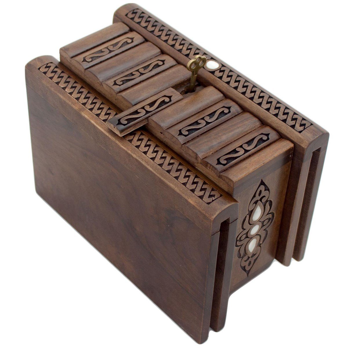 NAKIŞLI SEDEF KAKMALI  ŞİFRELİ KUTUHelena Wood Art1923