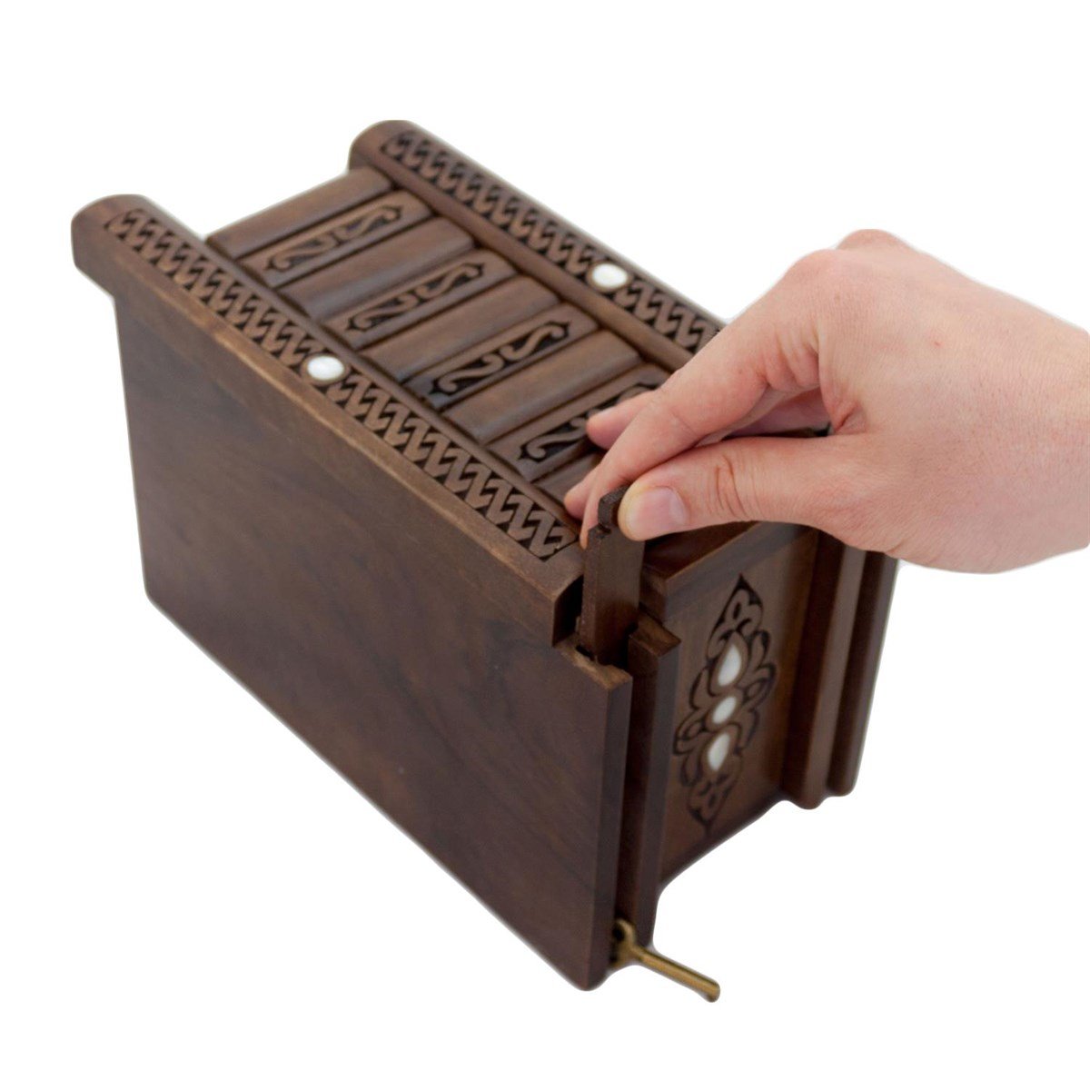 NAKIŞLI SEDEF KAKMALI  ŞİFRELİ KUTUHelena Wood Art1923