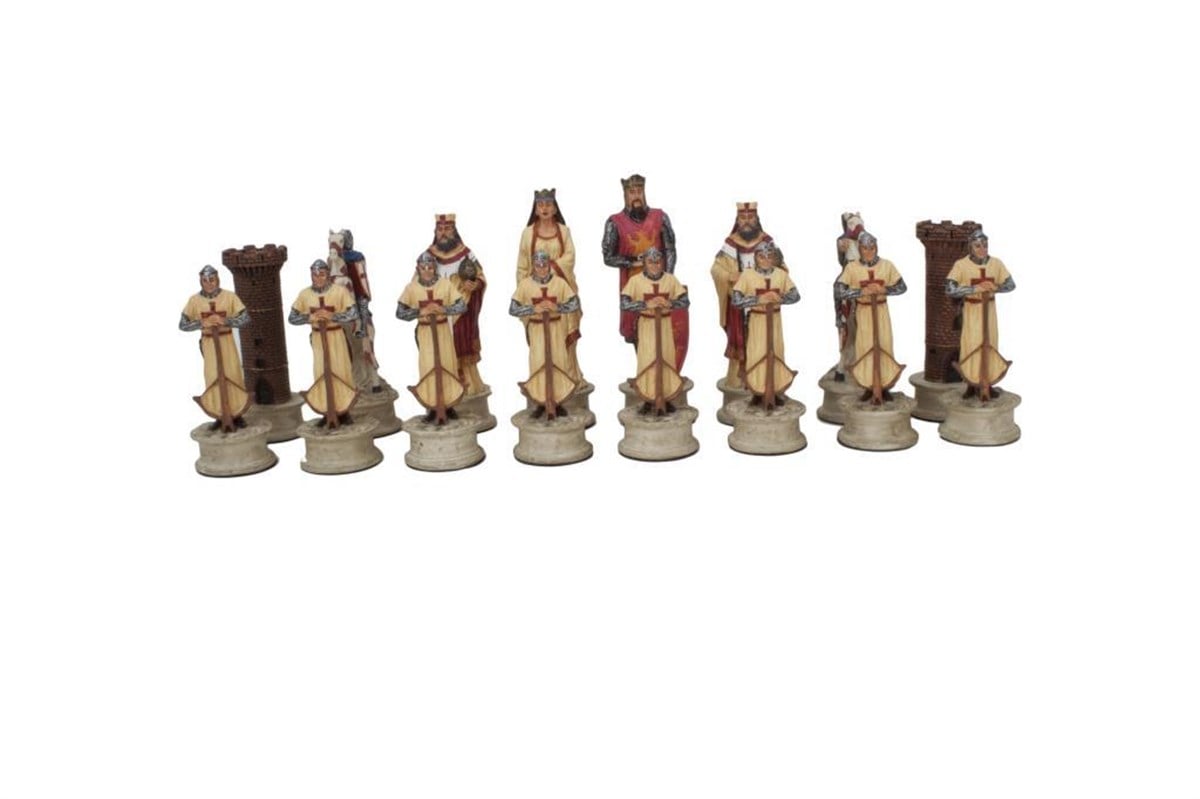 OSMANLI-BİZANS  BOYAMA BÜYÜK SATRANÇ FİGÜRÜHelena Wood Art5602