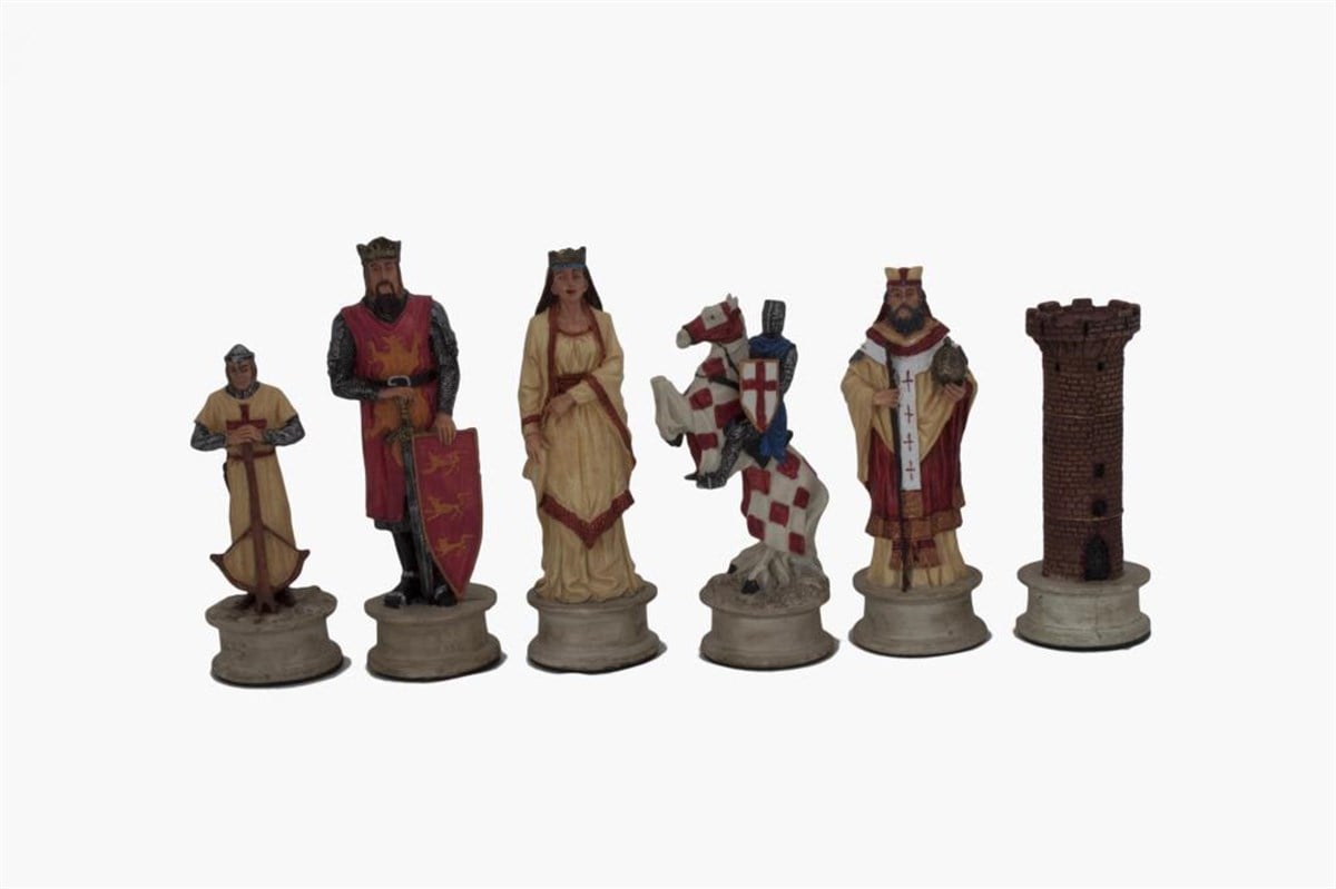 OSMANLI-BİZANS  BOYAMA BÜYÜK SATRANÇ FİGÜRÜHelena Wood Art5602