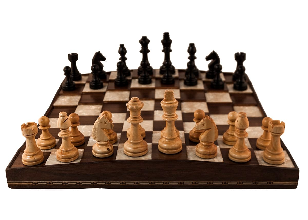 Piramit Satranç Seti - Ceviz | Klasik Ahşap FigürlüHelena Wood Art2656.WAL.17601