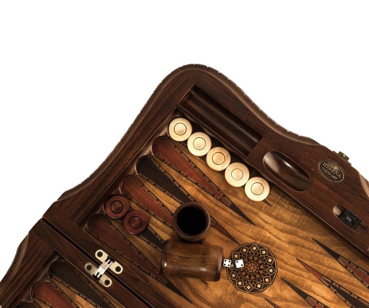 QUEEN  OYMALI TAVLA (51.5x32x7 cm) Helena Wood Art