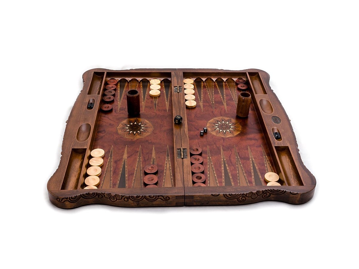 SEDEF İŞLEMELİ OYMALI TAVLA (2229T)Helena Wood Art2230.ROS
