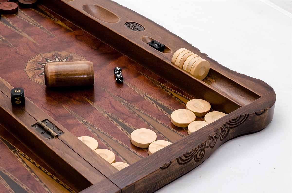 SEDEF İŞLEMELİ OYMALI TAVLA (2229T)Helena Wood Art2230.ROS