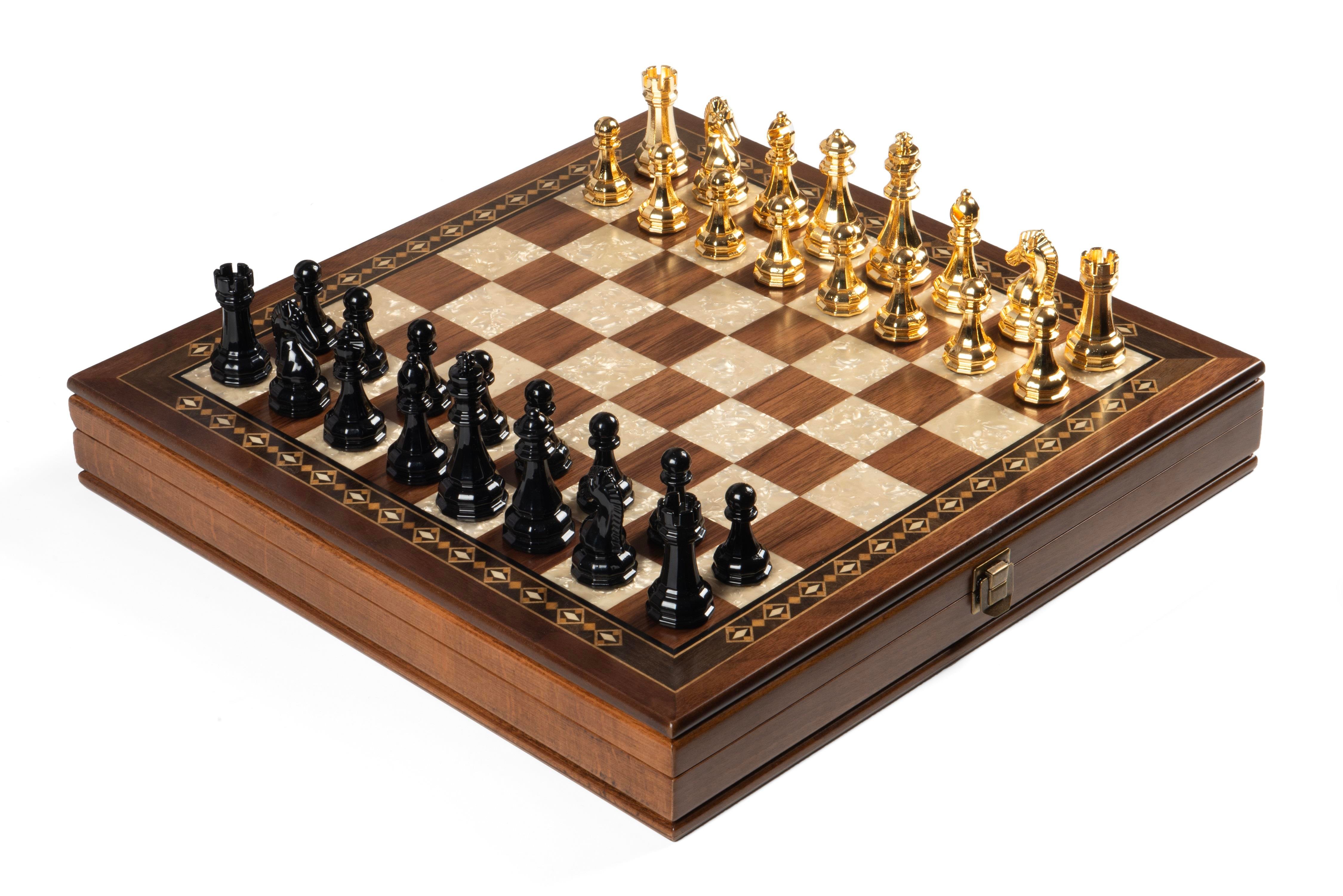 SELGE SATRANÇ CEVİZ BÜYÜK   40 CMHelena Wood Art2813.WAL