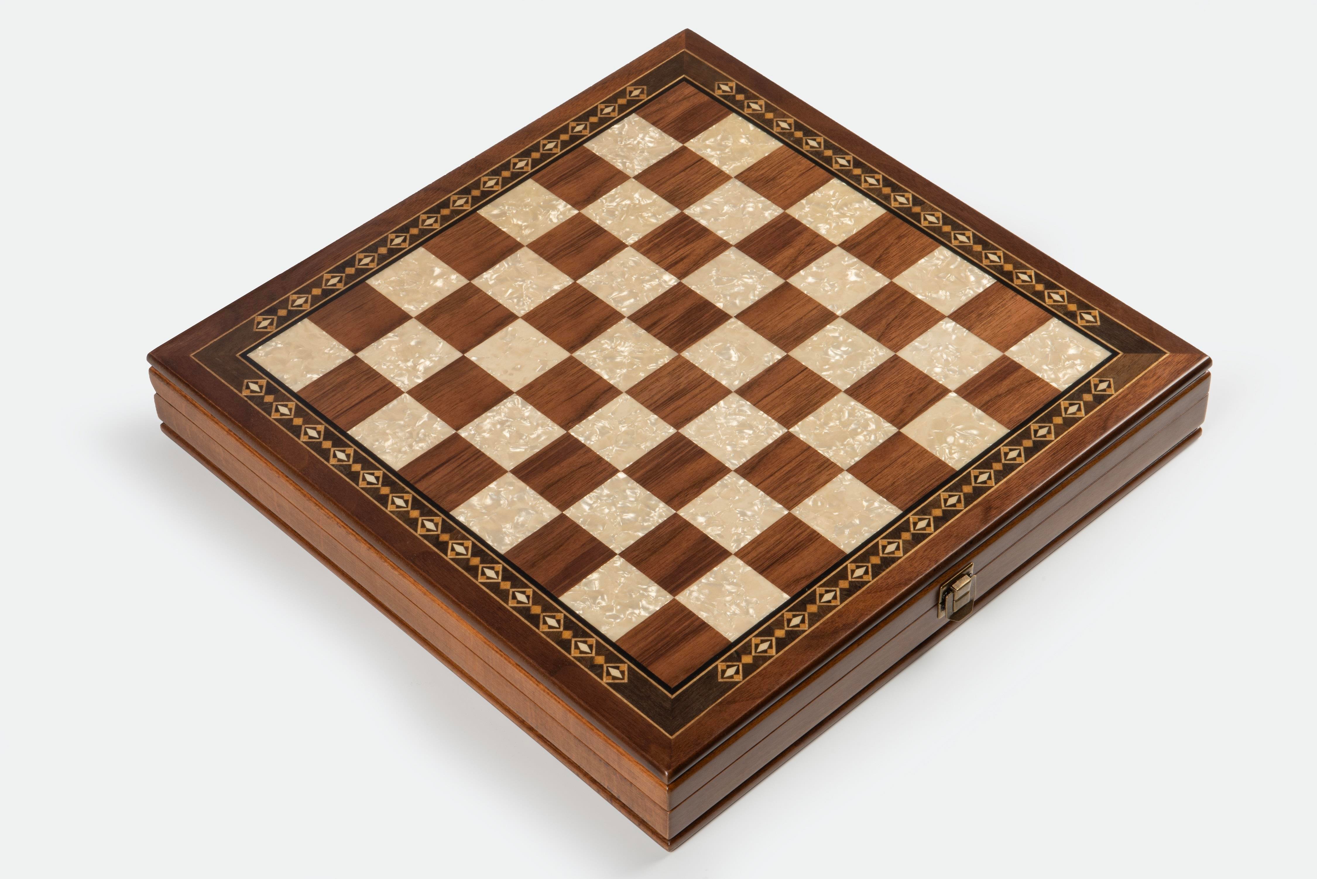 SELGE SATRANÇ CEVİZ BÜYÜK   40 CMHelena Wood Art2813.WAL