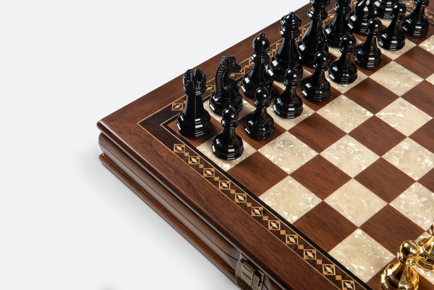 SELGE SATRANÇ CEVİZ ORTA   35 CMHelena Wood Art2812.WAL