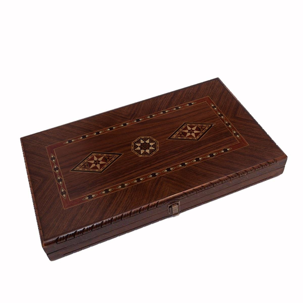 Smarty Carved Backgammon Set | Natural Walnut VeneerHelena Wood Art2170.WAL